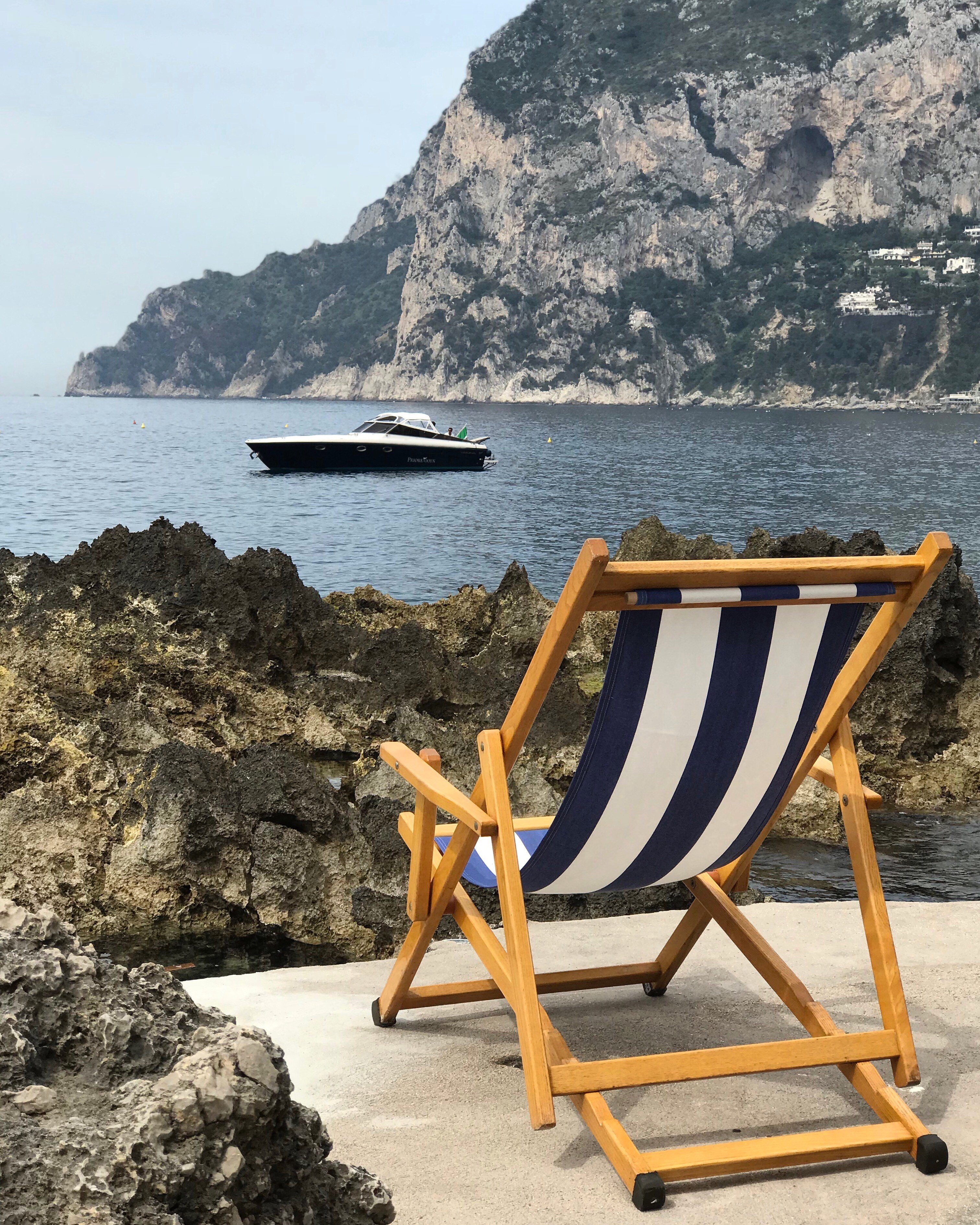 Villa con terraza en Capri