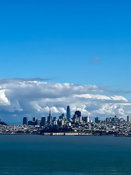 5. San Francisco, vista Golden Gate