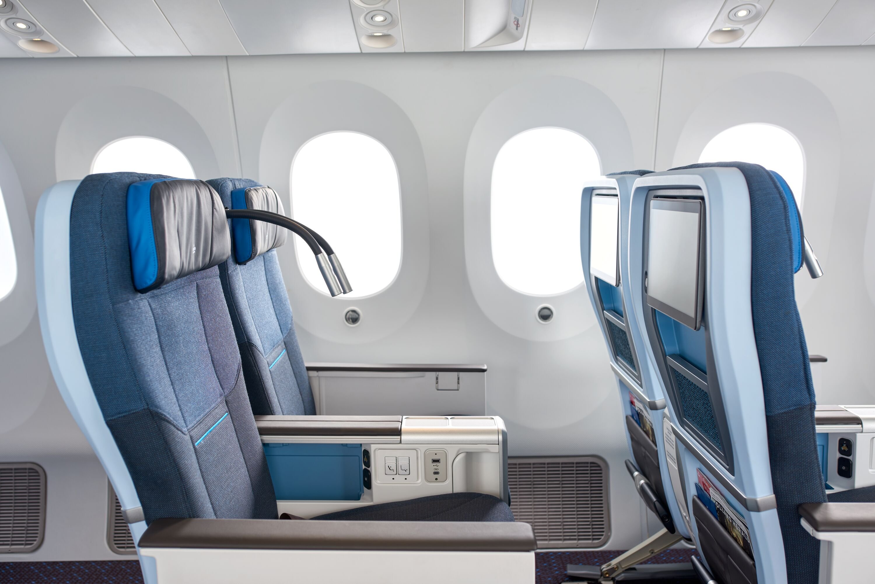 Asientos Premium Comfort de aerolínea KLM