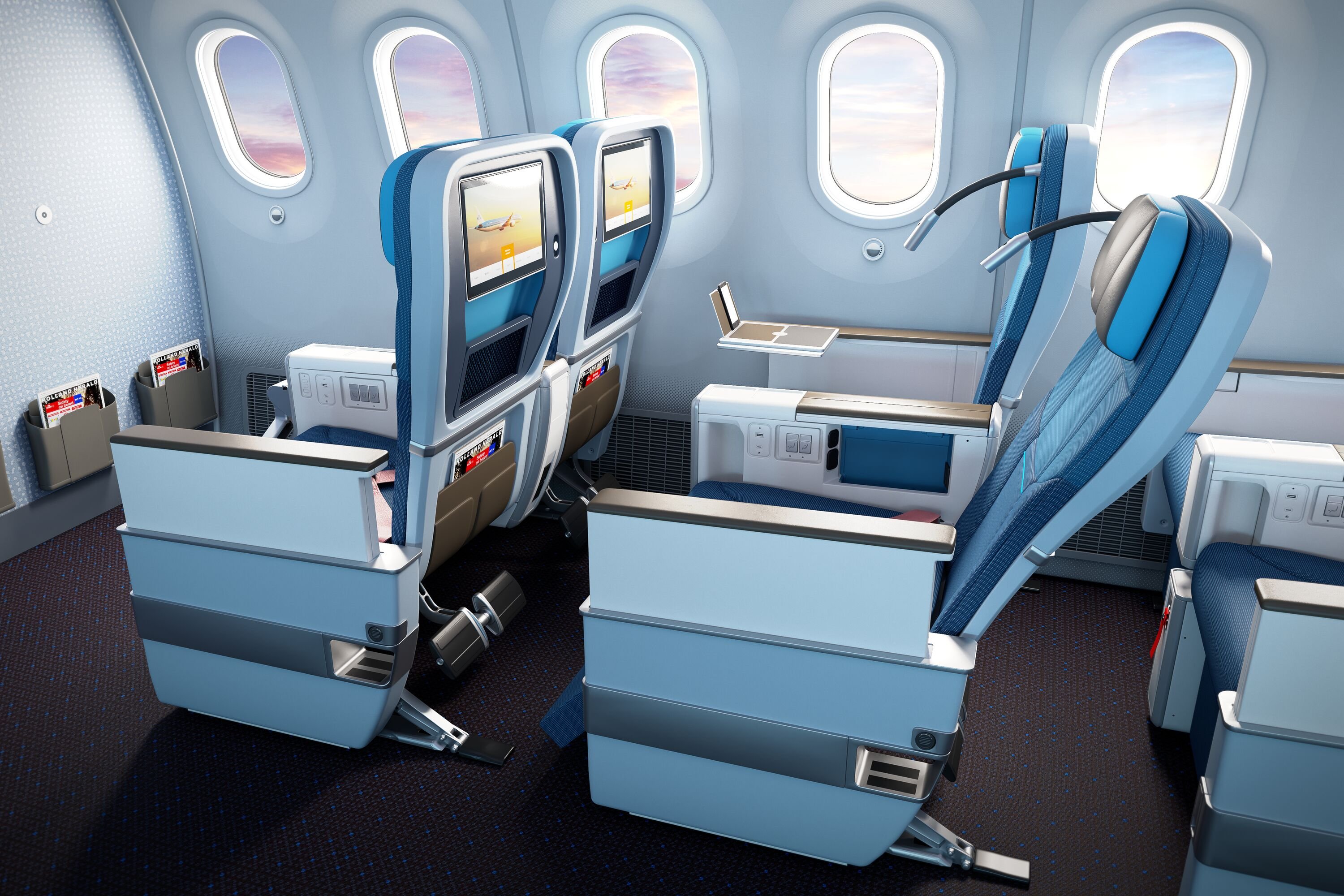 Cabina Premium Comfort de KLM