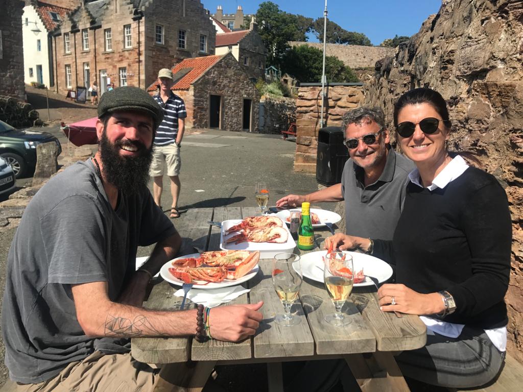 Caleta en Crail, Escocia