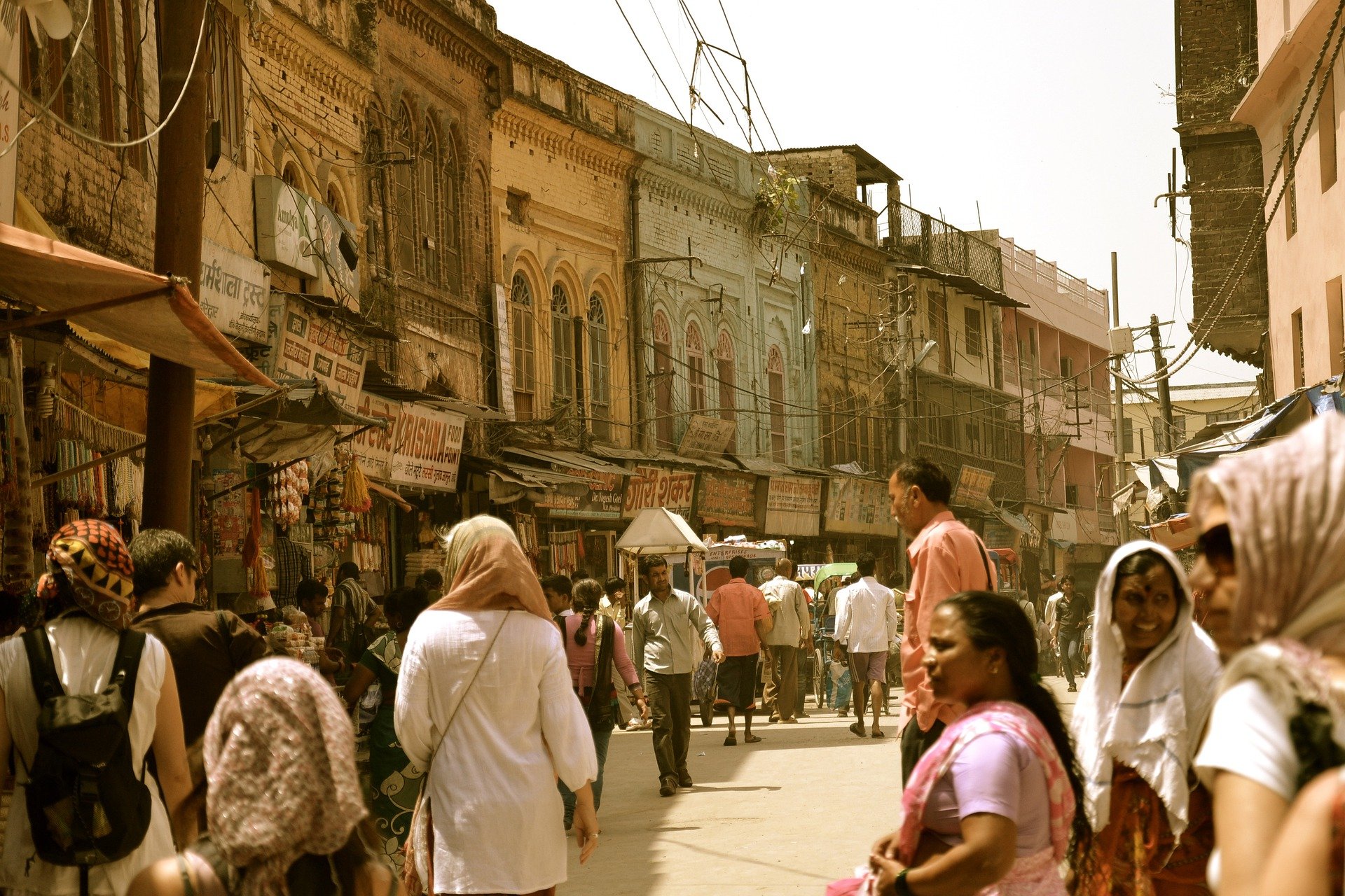 Calles de Delhi, viaje a la India