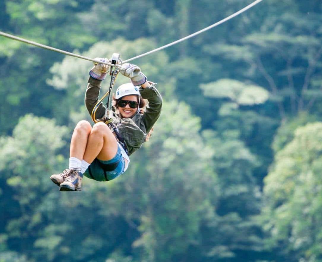 Canopy en un viaje a Costa Rica