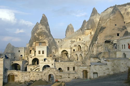 Formaciones en Capadocia en un viaje a Turquía