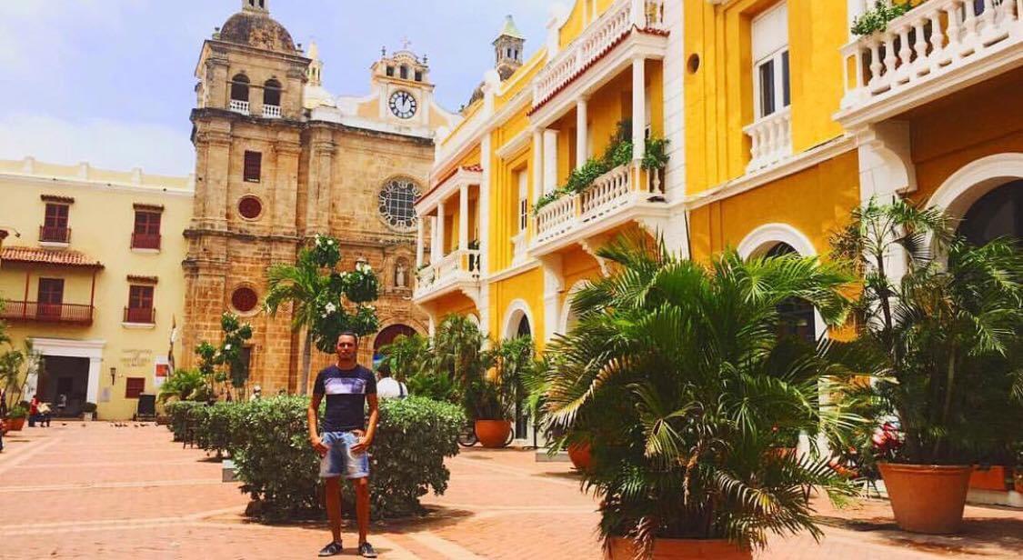 Hombre en Cartagena de Indias, Colombia