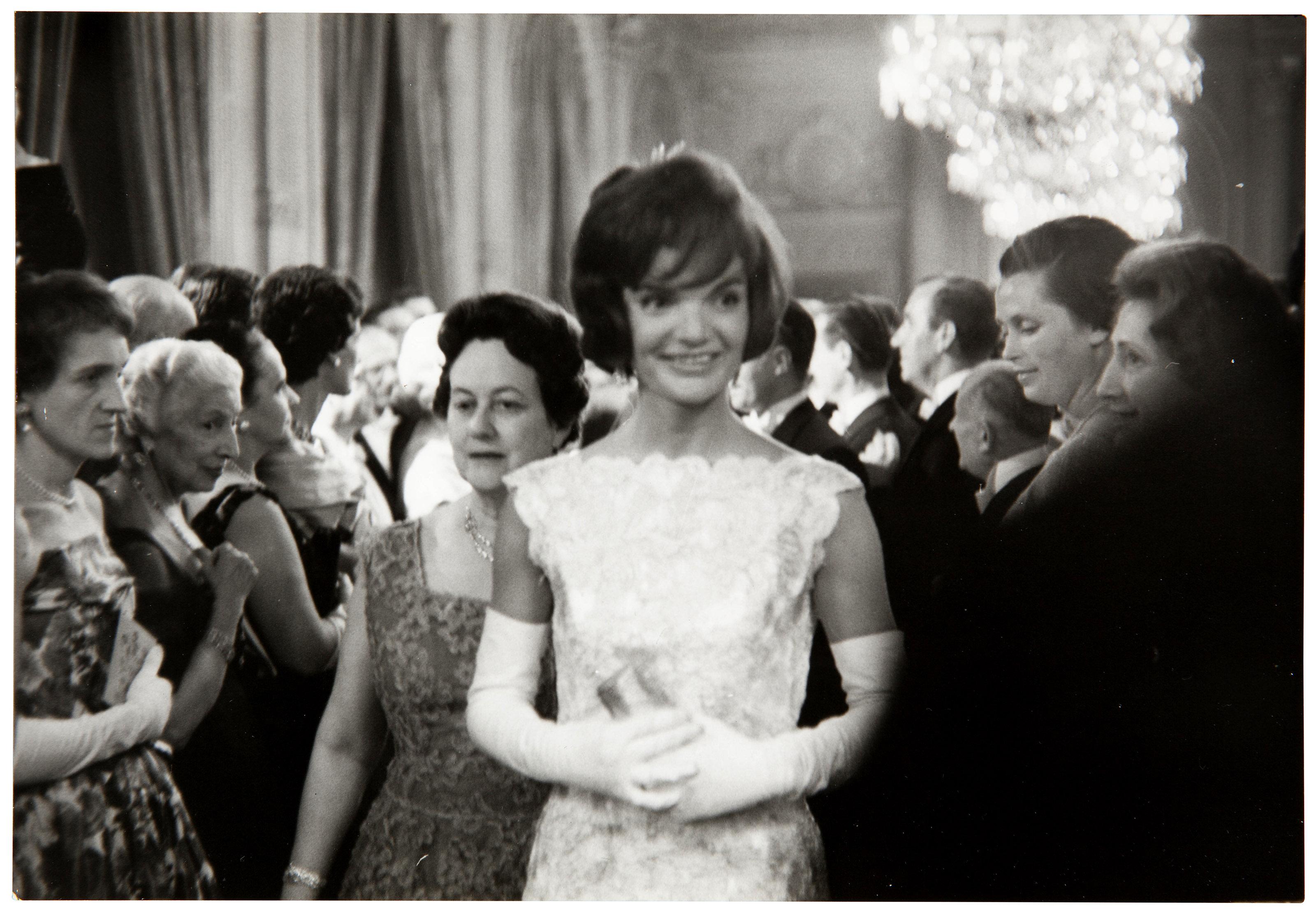 Jackie Kennedy en el Palacio del Elíseo en 1961. Foto: JFK Library