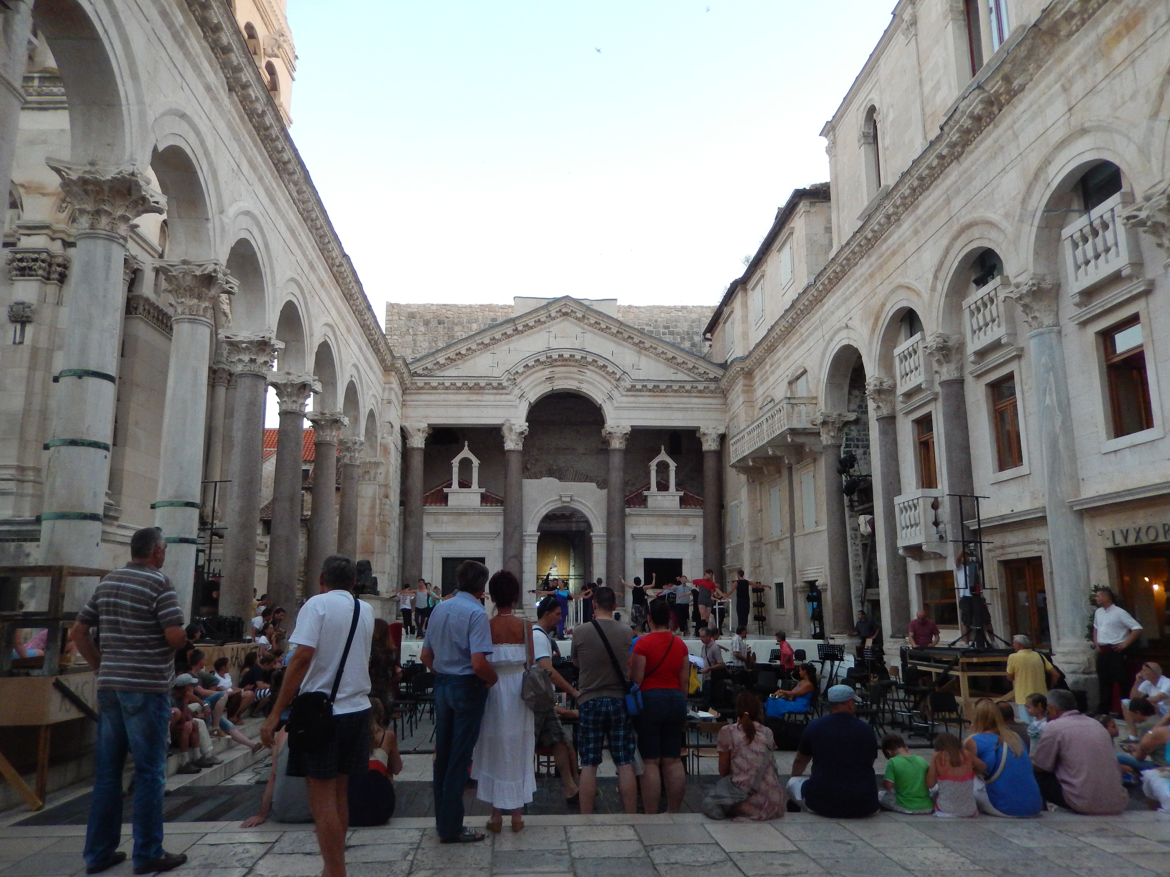 Palacio de Diocleciano en Split, Croacia