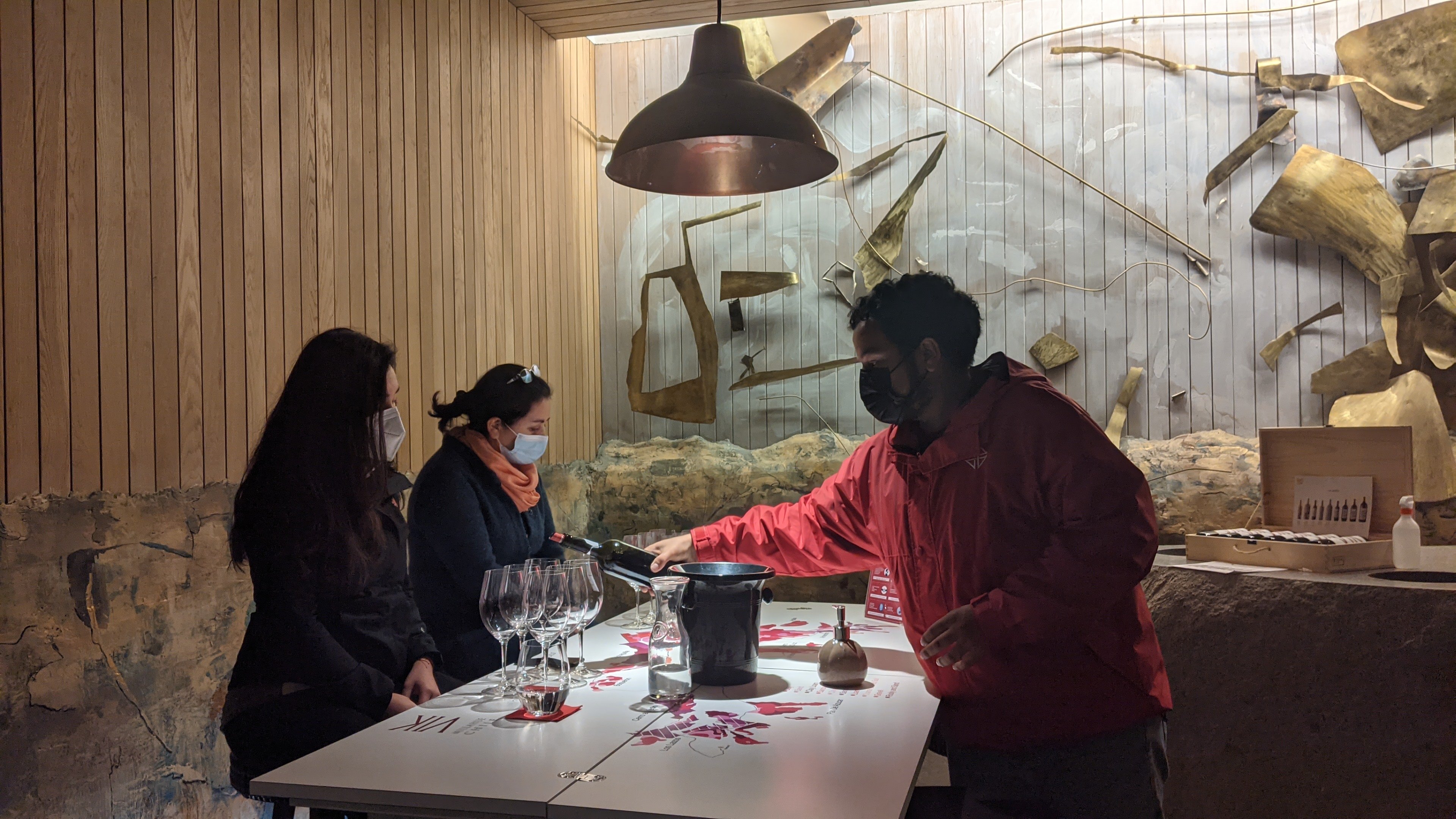 Degustación de vinos en Viña VIK