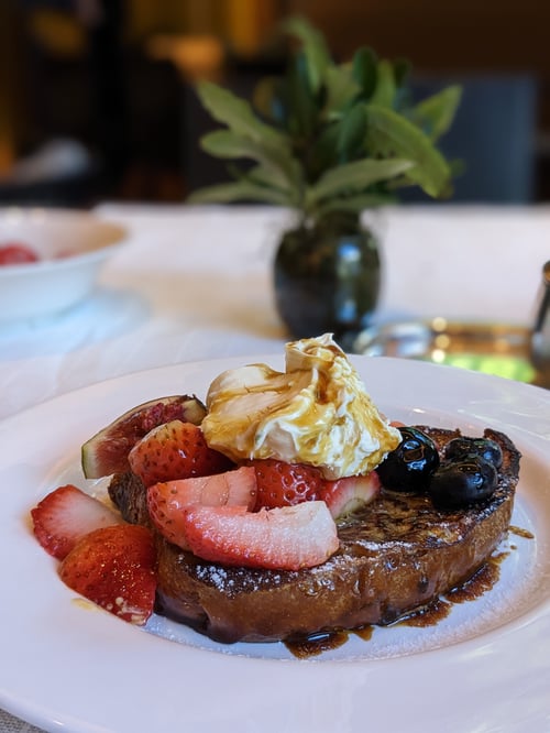 Desayuno en Palacio Duhau, hotel en Buenos Aires