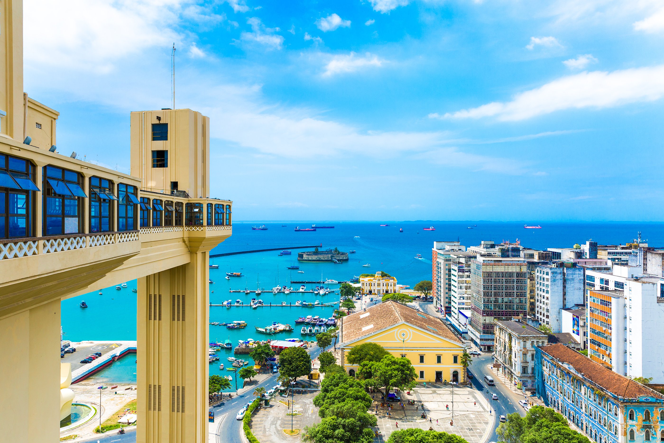 Elevador Lacerda y el Mercado Modelo de Salvador de Bahía, viaje a Brasil