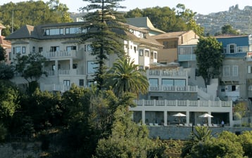 Fachada del Hotel Casa Higueras en Valparaíso