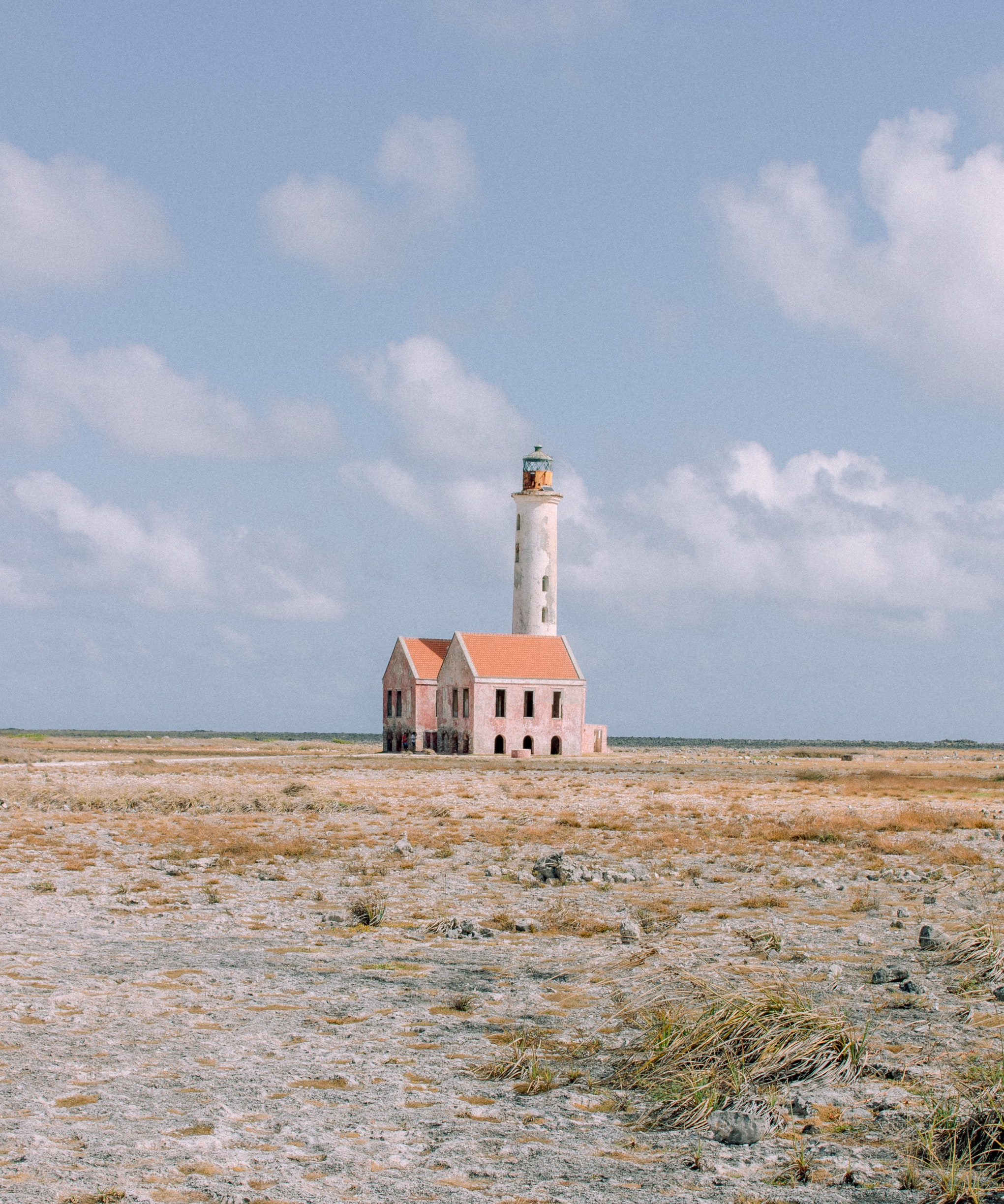 Faro rosado en Klein Curazao