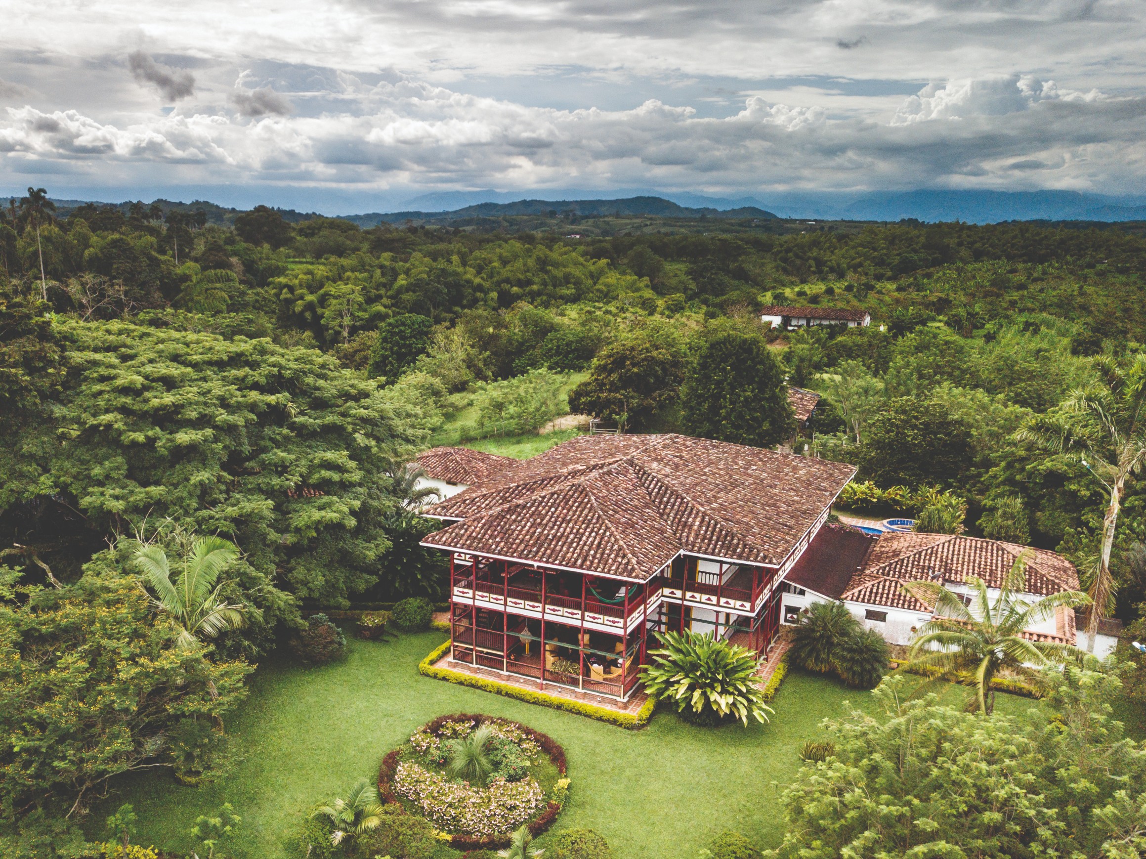 Finca cafetera en viaje a zona de café, Pereira, Colombia