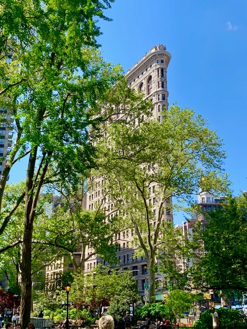 Flatiron Building desde Madison Square Park, en cosas que hacer en Nueva York
