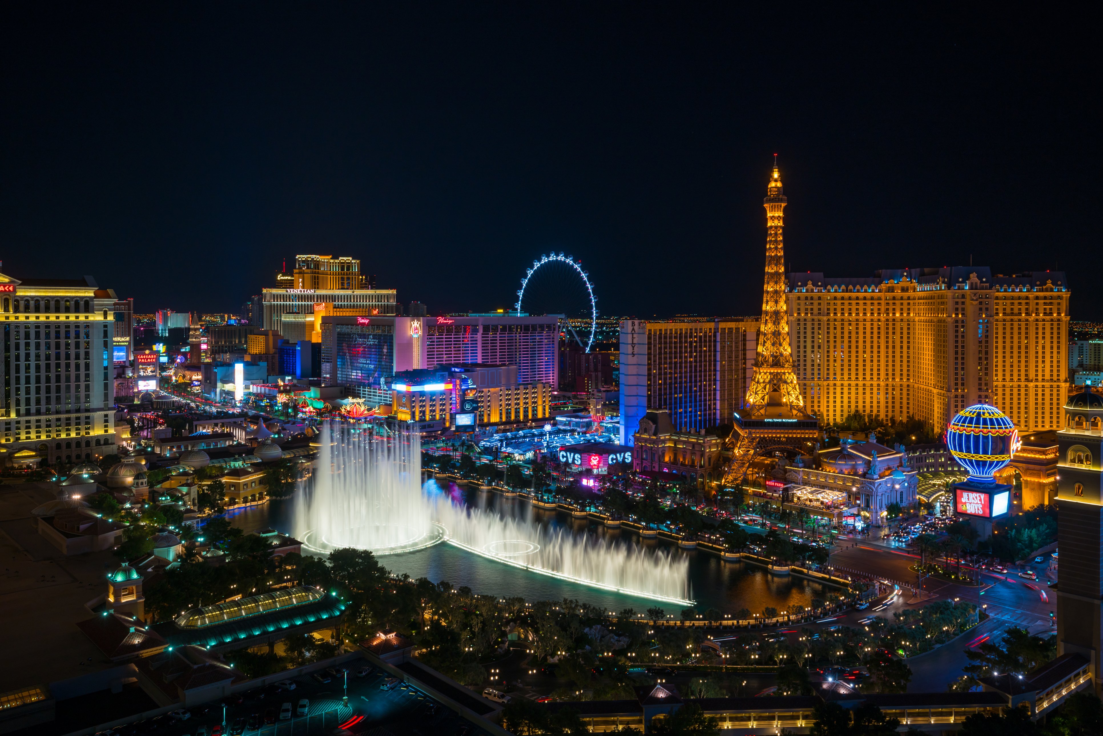 Foto aérea de Las Vegas, Estados Unidos