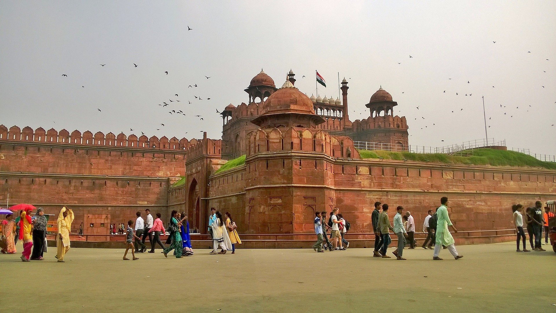 Fuerte Rojo en Delhi, viaje a la India