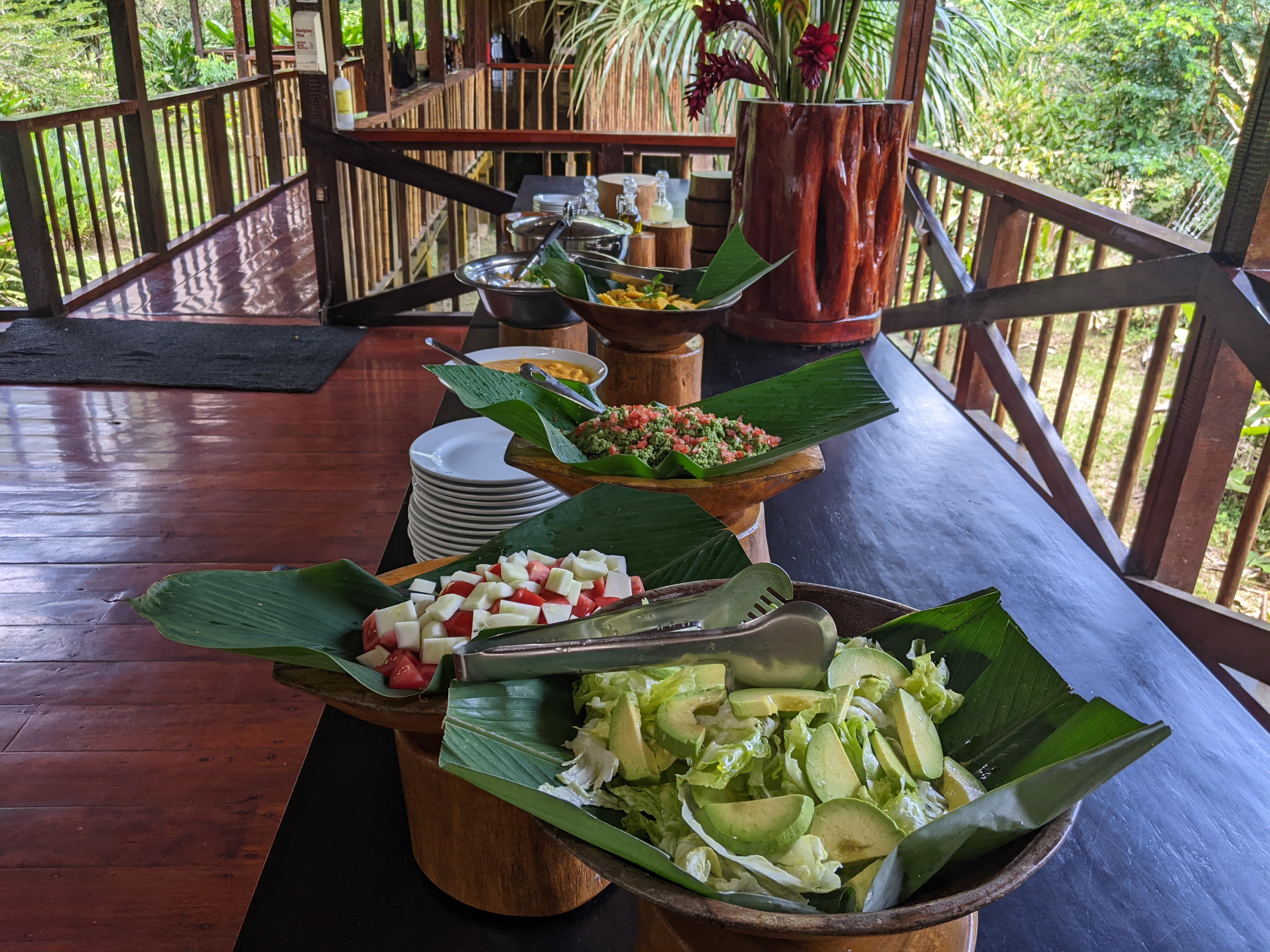Gastronomía en lodge en selva peruana