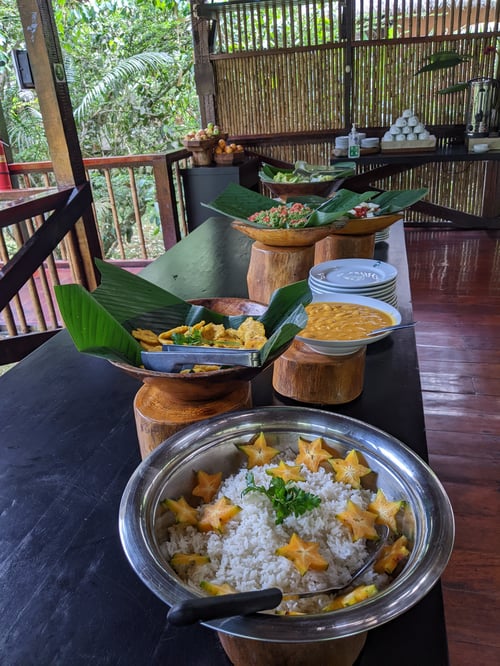 Gastronomía en selva amazónica de Perú
