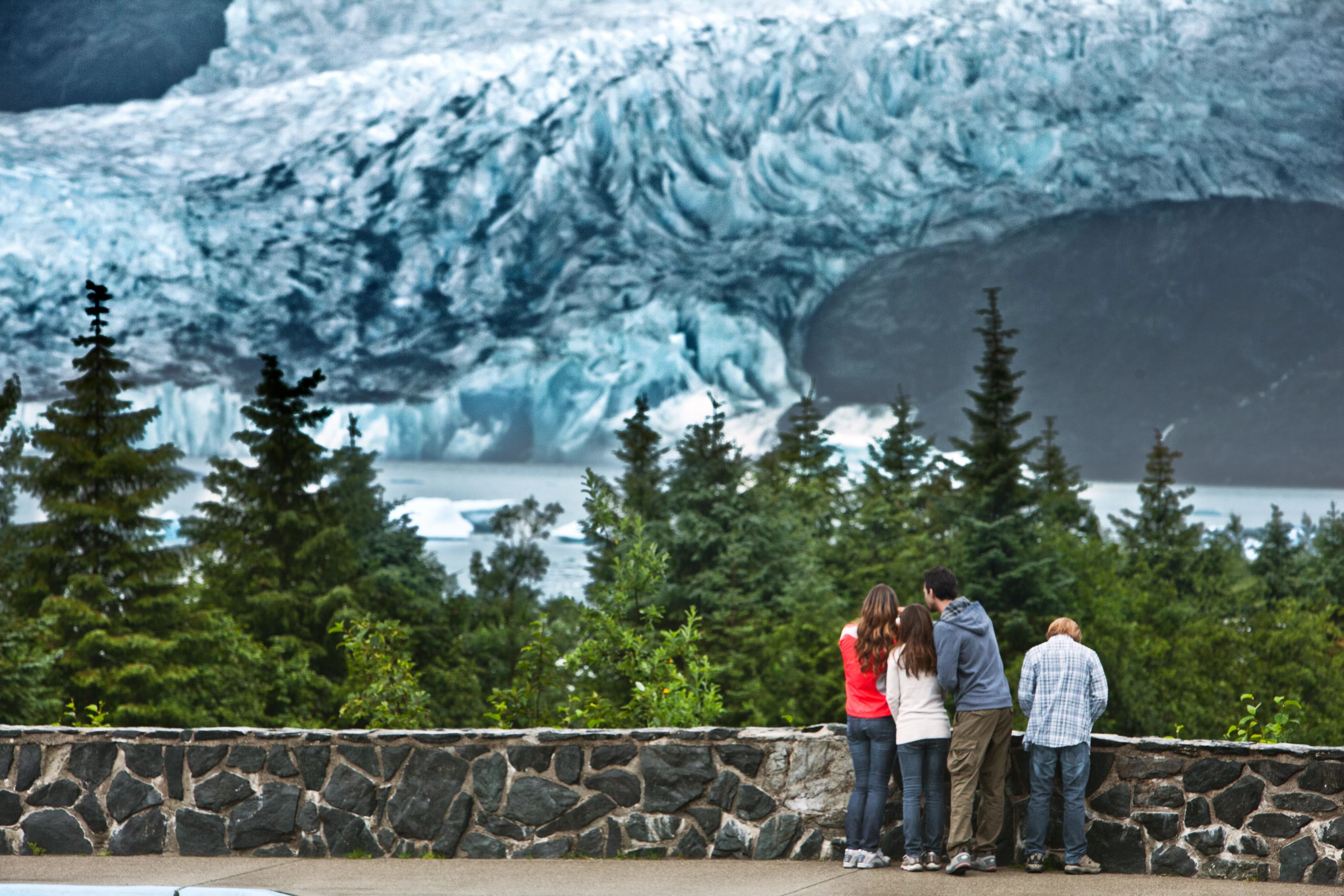 Glaciar Mendenhall en un Viaje en crucero por Alaska con Celebrity Cruises