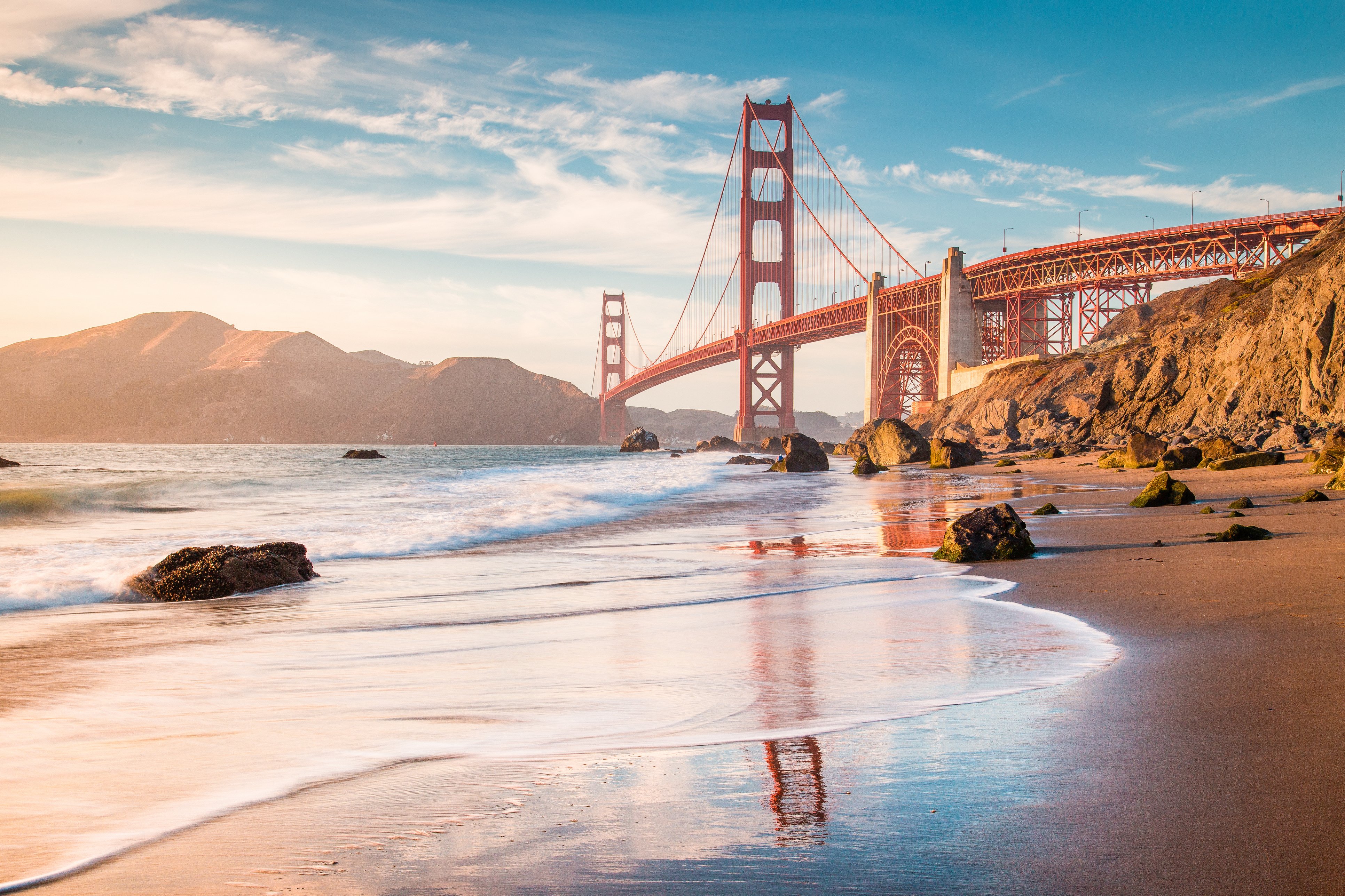 Golden Gate en San Francisco, California, Estados Unidos