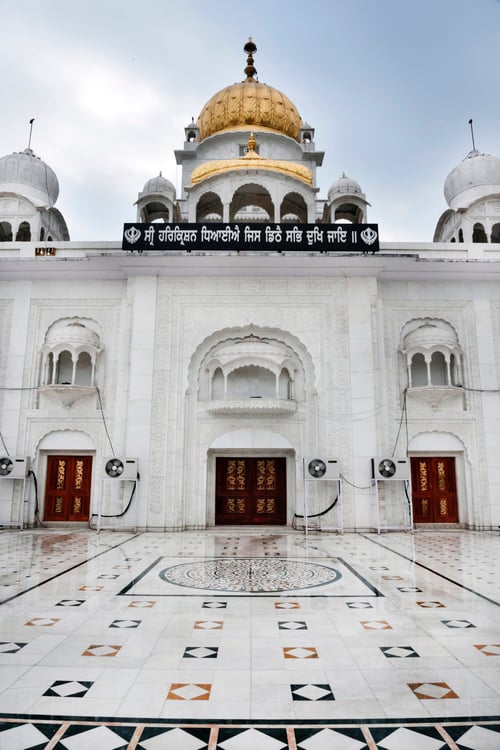 Gurdwara Bangla Sahib en Nueva Delhi, viaje a la India