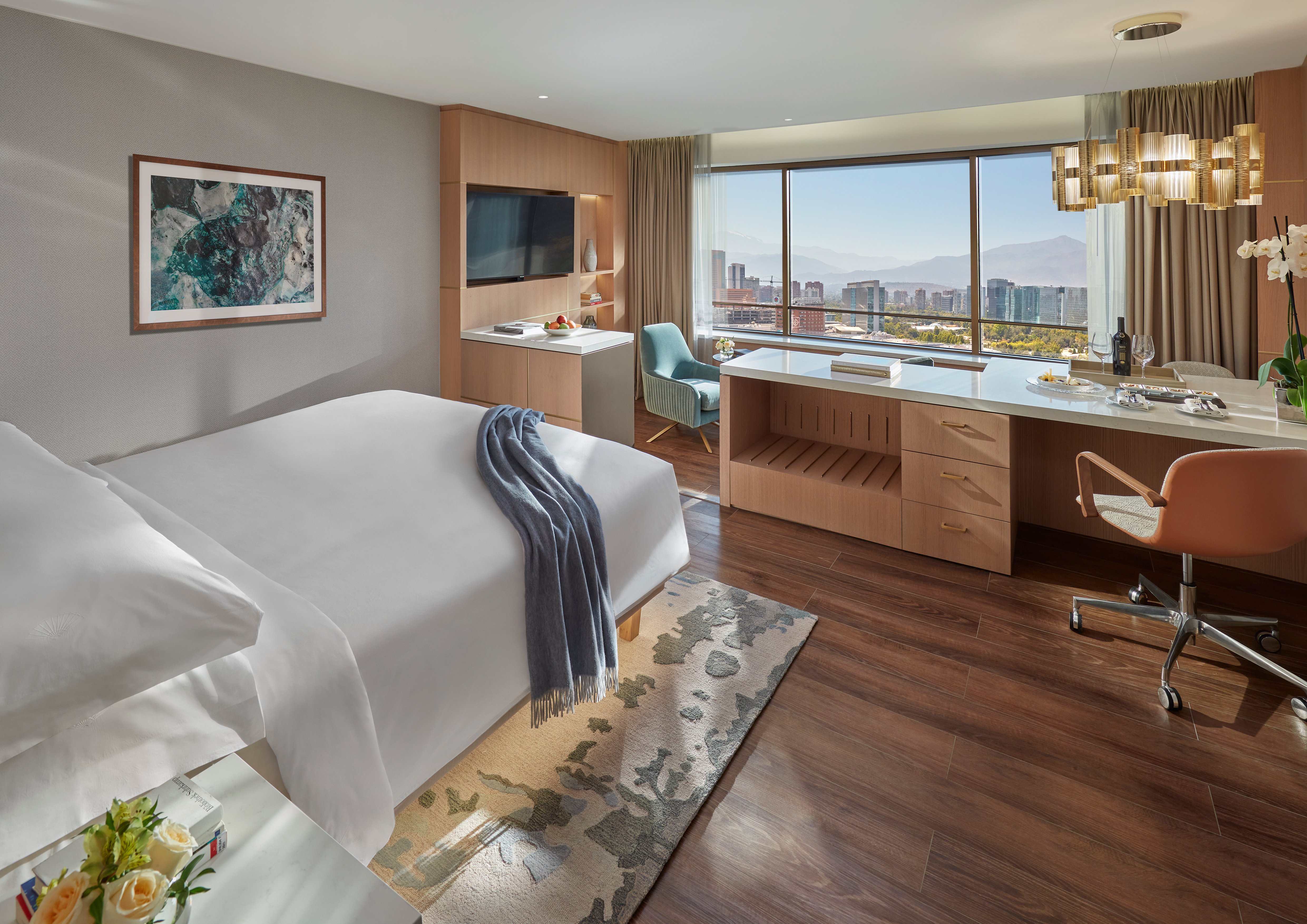Habitación ejecutiva del hotel Mandarin Oriental, Santiago
