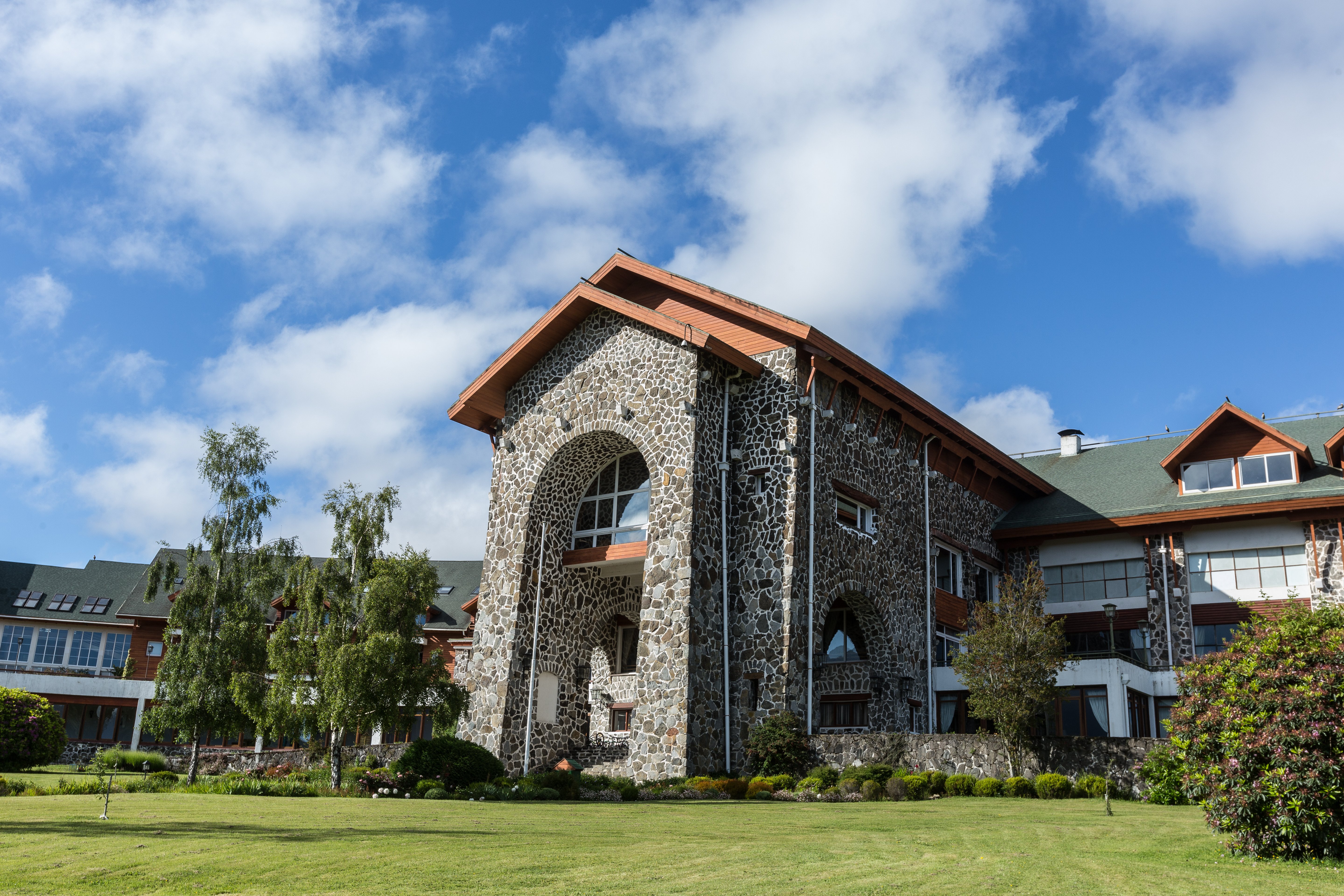 Entrada del Hotel Termas de Puyehue