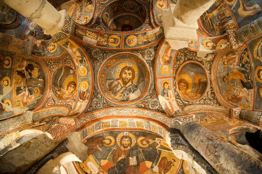 Iglesia en Capadocia en un viaje a Turquía