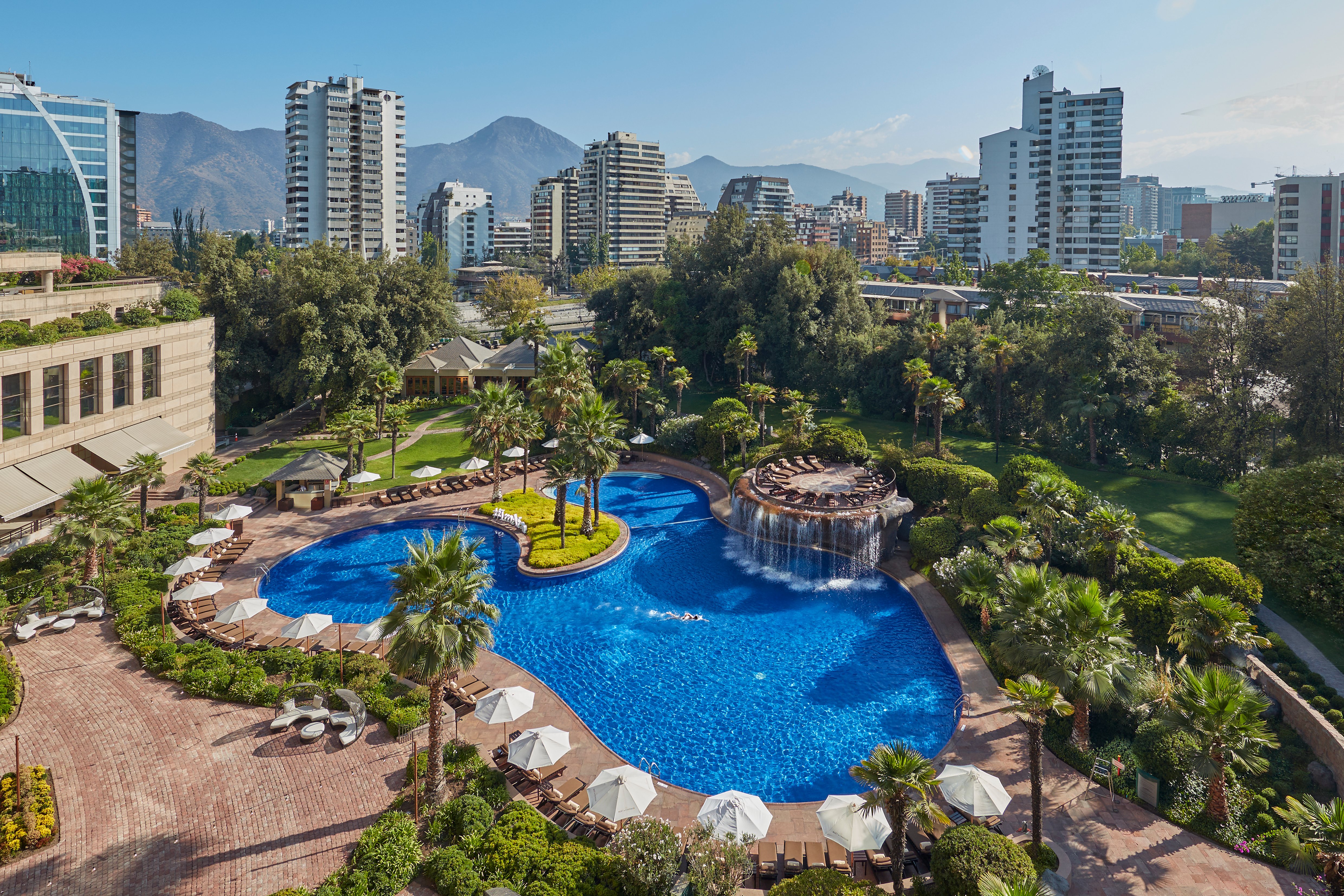 Jardines del hotel Mandarin Oriental, Santiago