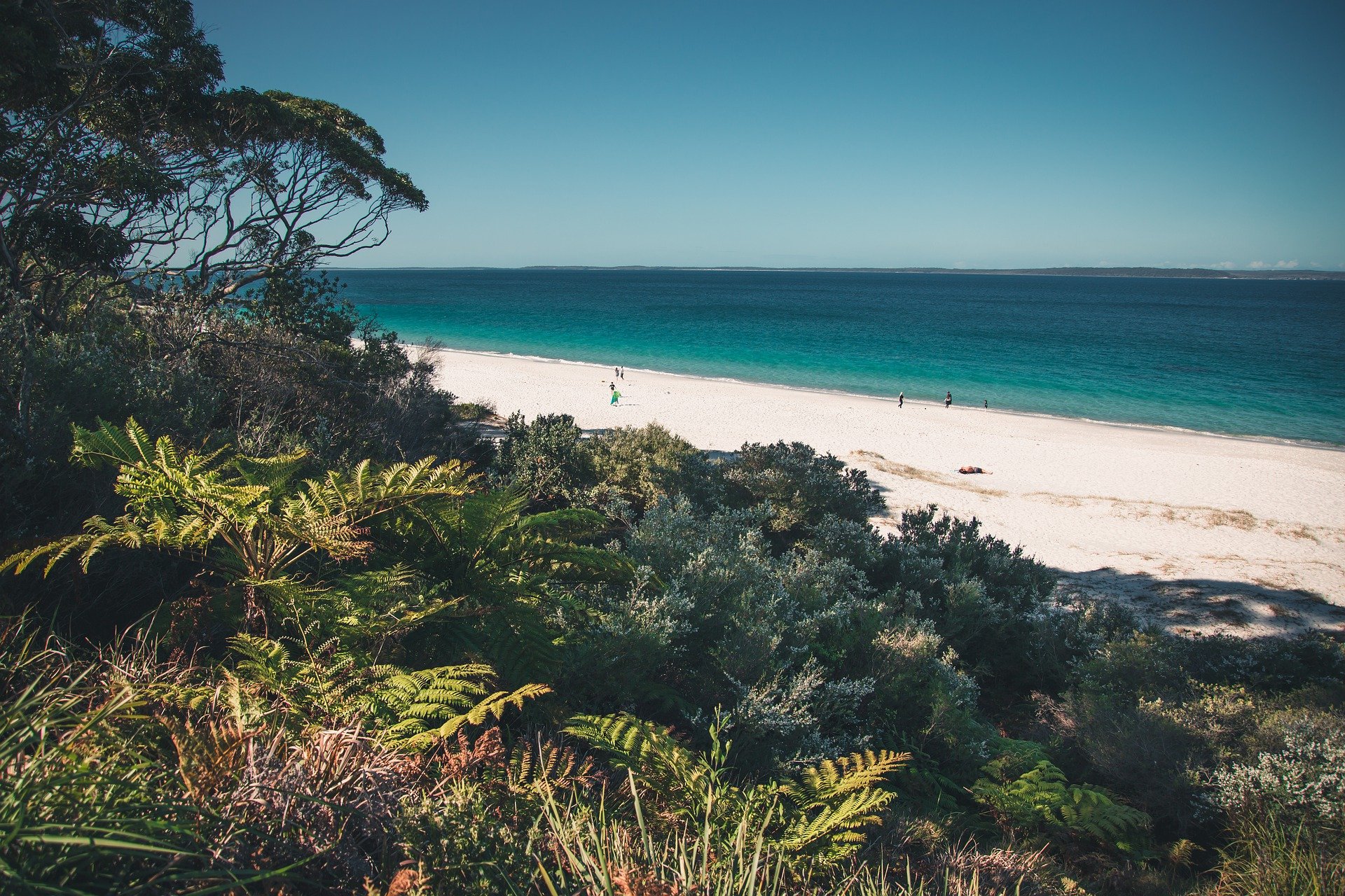Playa de Jervis Bay en Australia