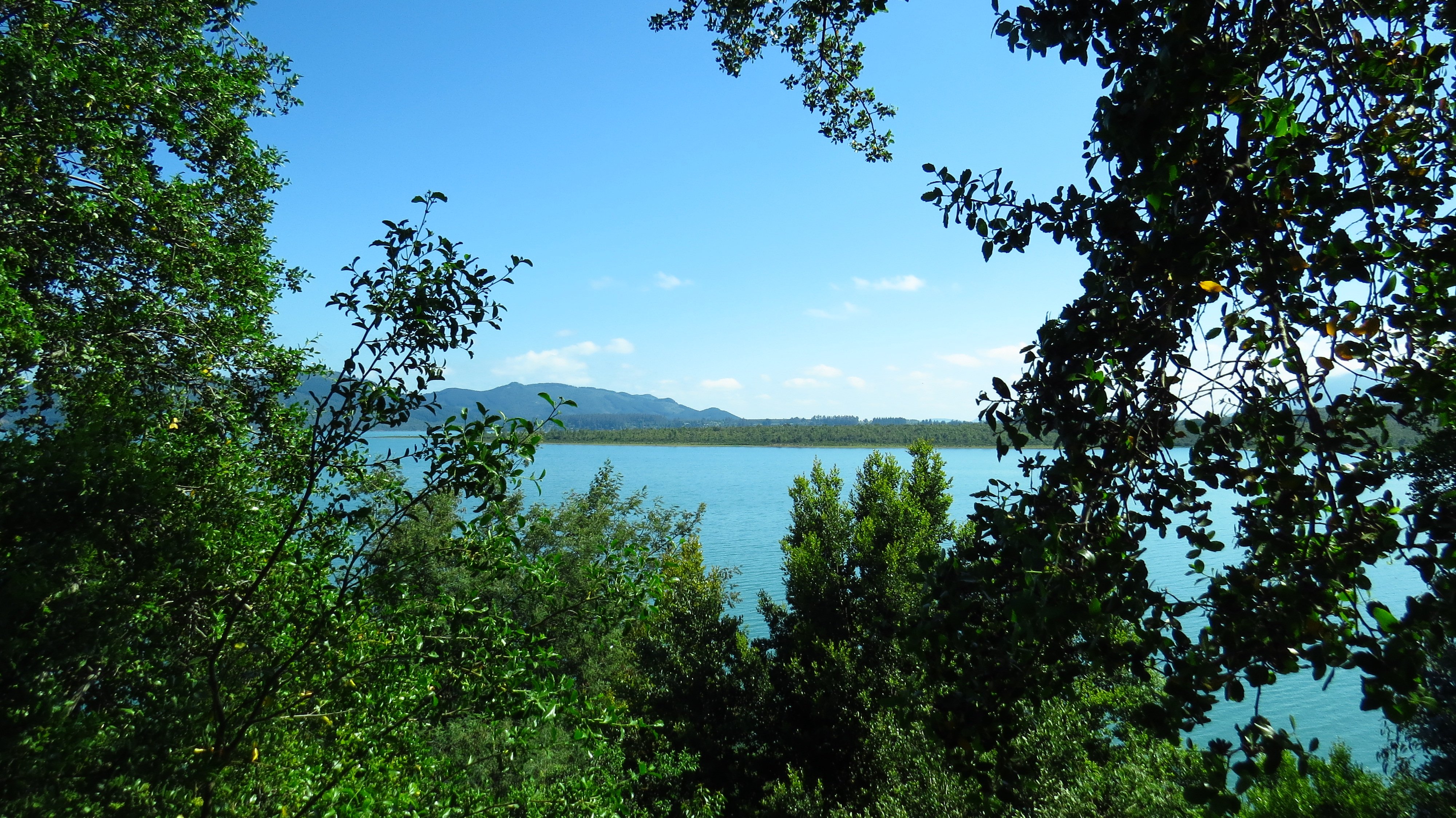 Lago Colbún en la Región del Maule