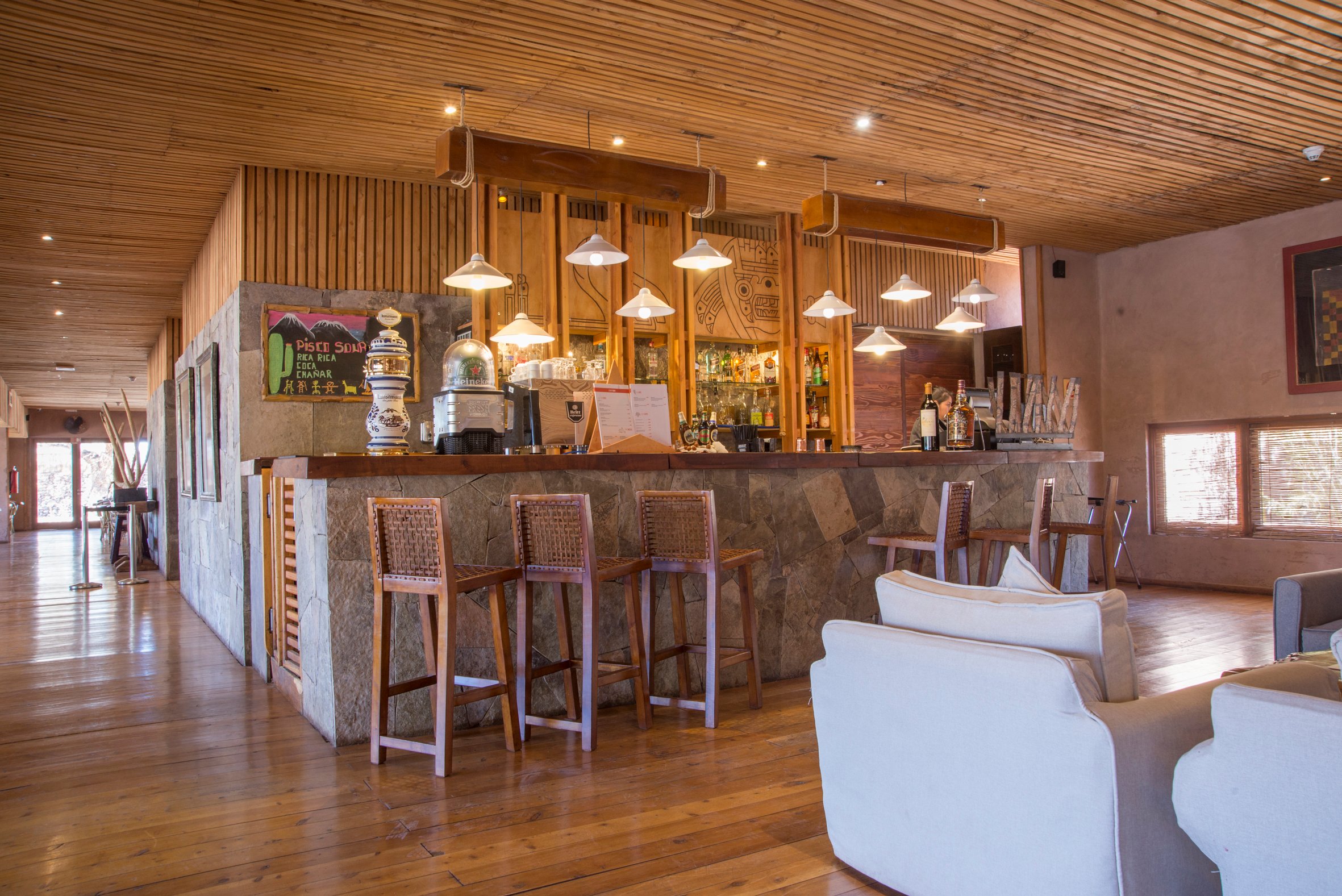 Lobby Bar del Hotel Cumbres San Pedro de Atacama