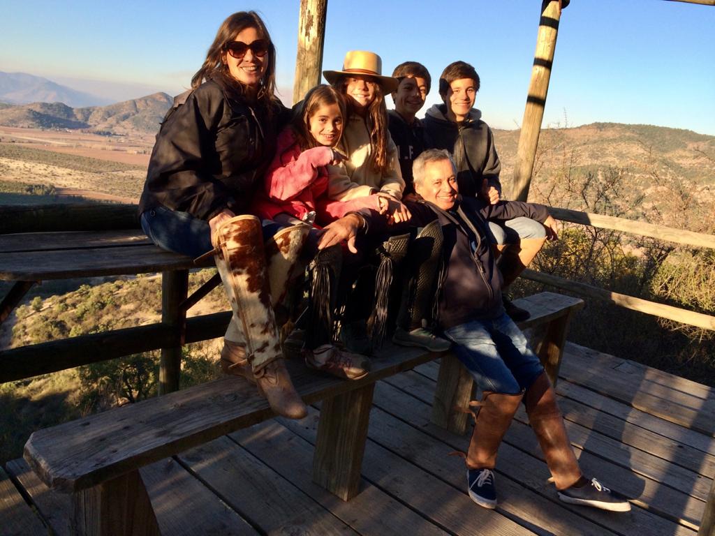 Mirador con vista al Valle de Colchagua