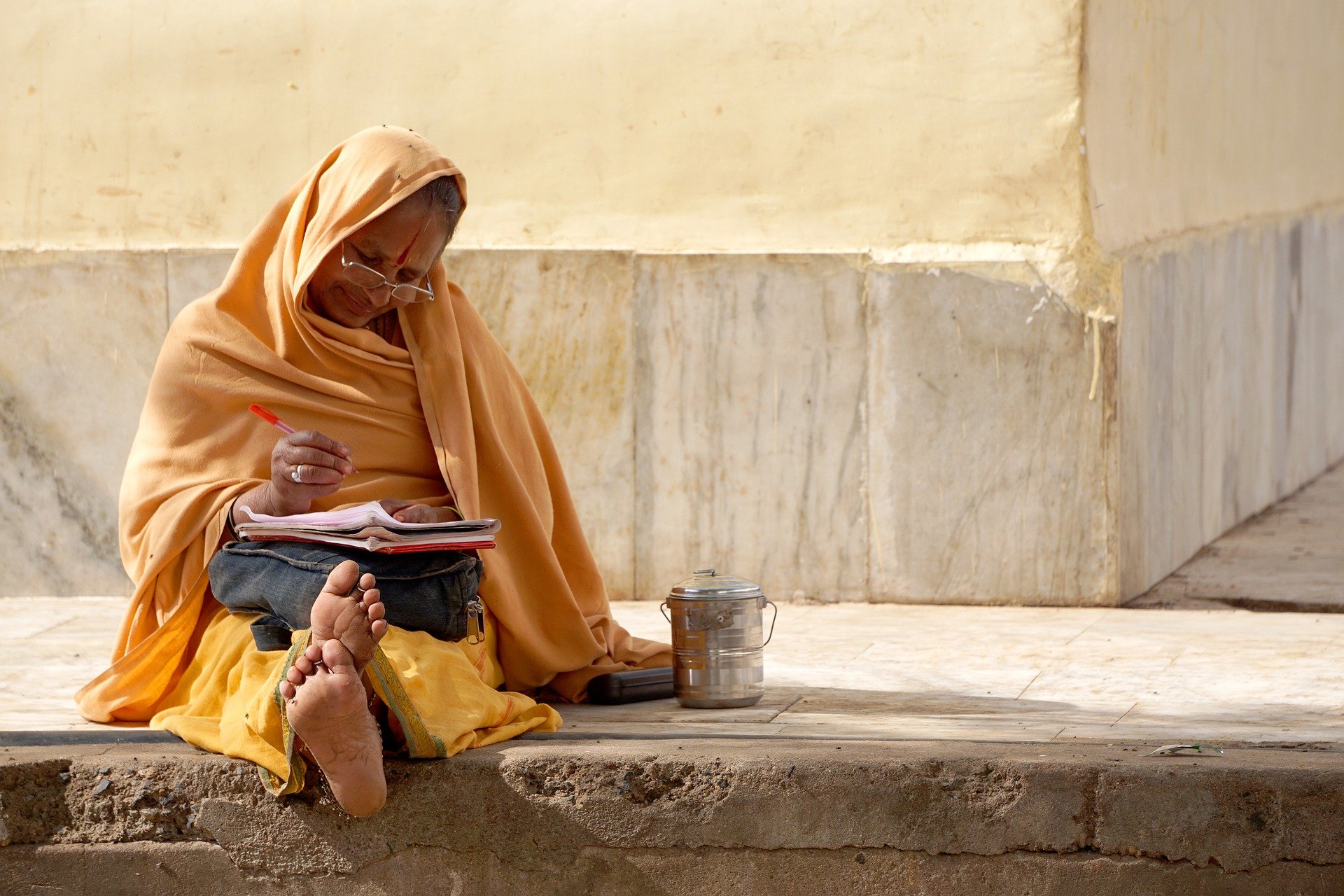 Mujer en Delhi, viaje a la India