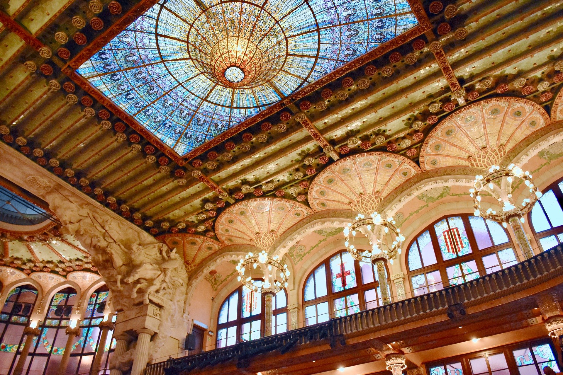 Palau de la Música en cosas que hacer en Barcelona, viaje a España