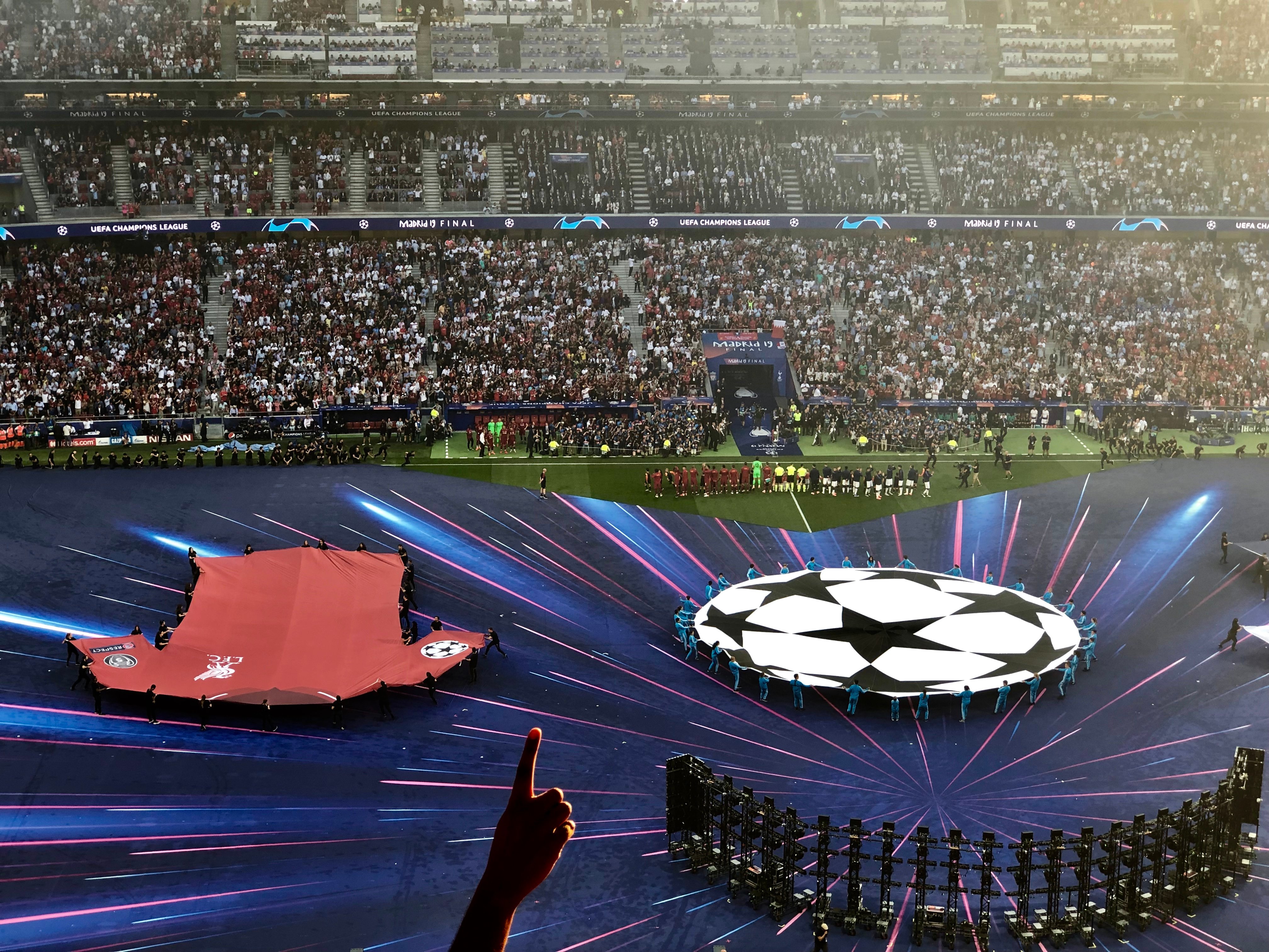 Partido final de la Champions League 2019 en el Estadio Wanda de Madrid