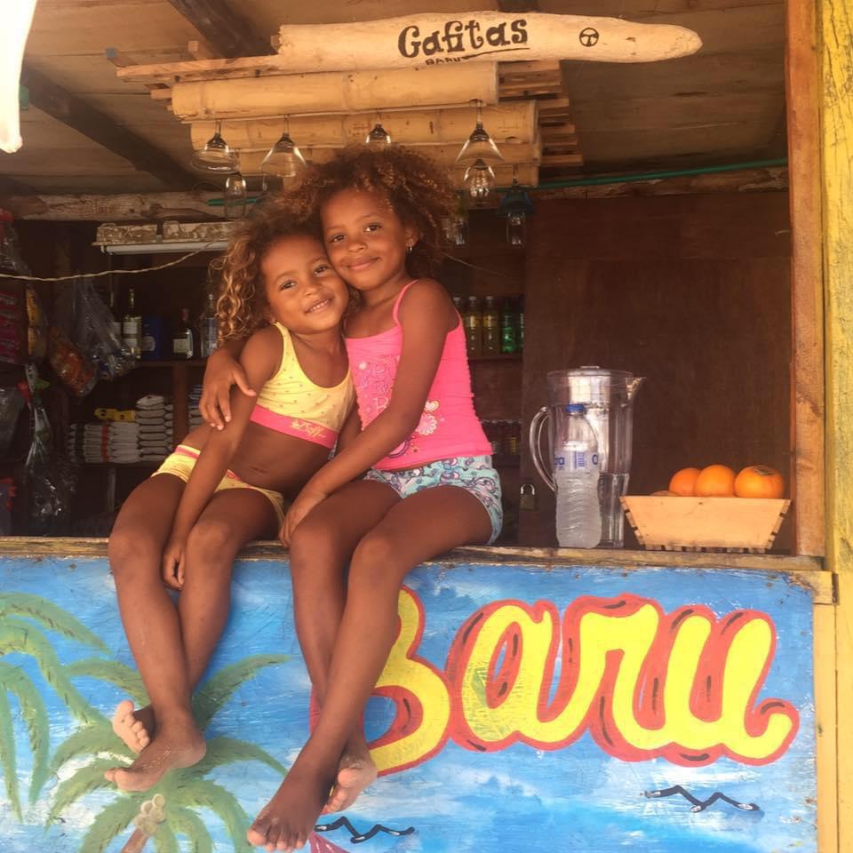 Puesto de Gafitas en la Península de Barú en Cartagena de Indias, Colombia