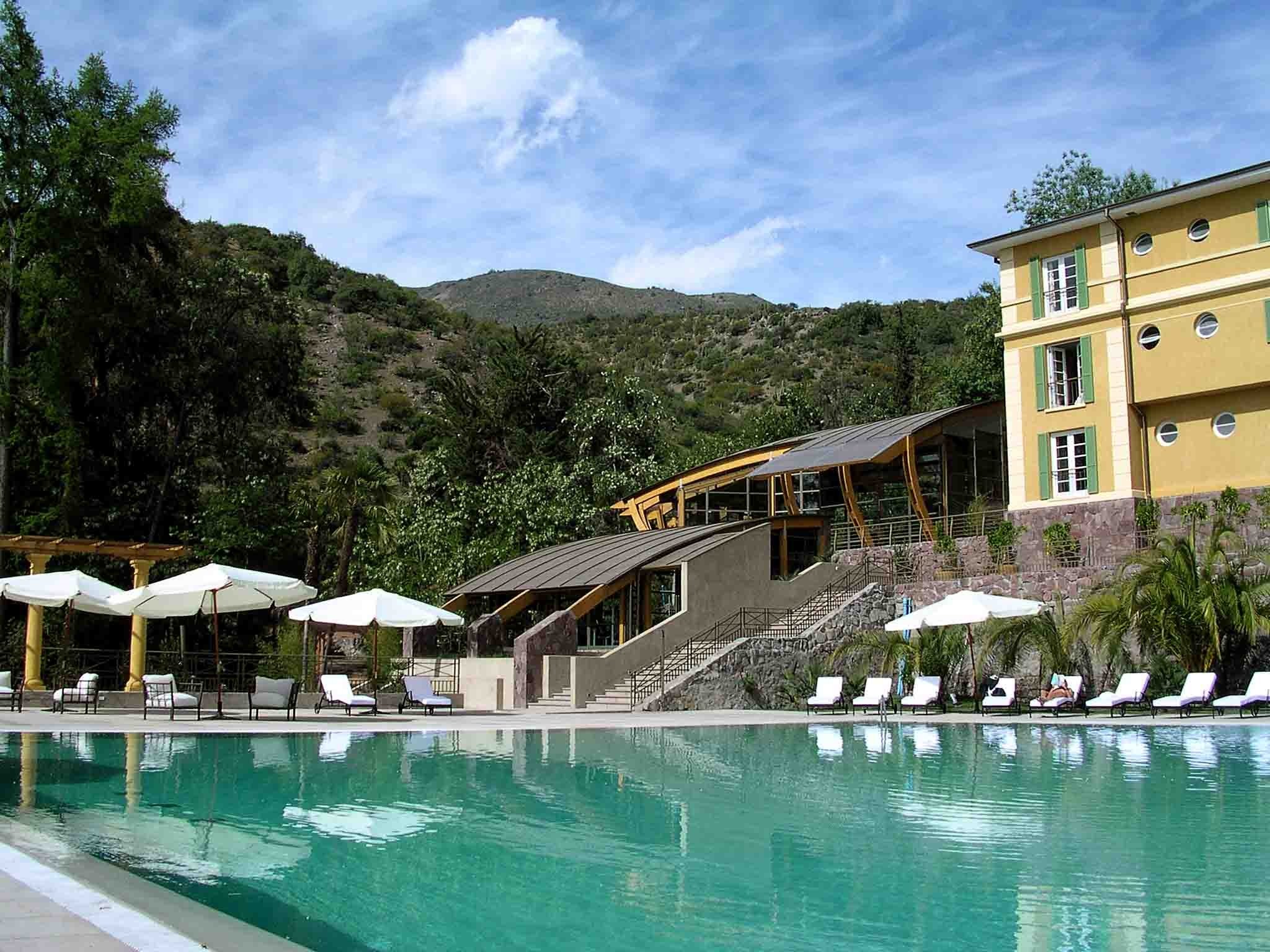 Piscina Las Palmas de las Termas de Jahuel Hotel & Spa