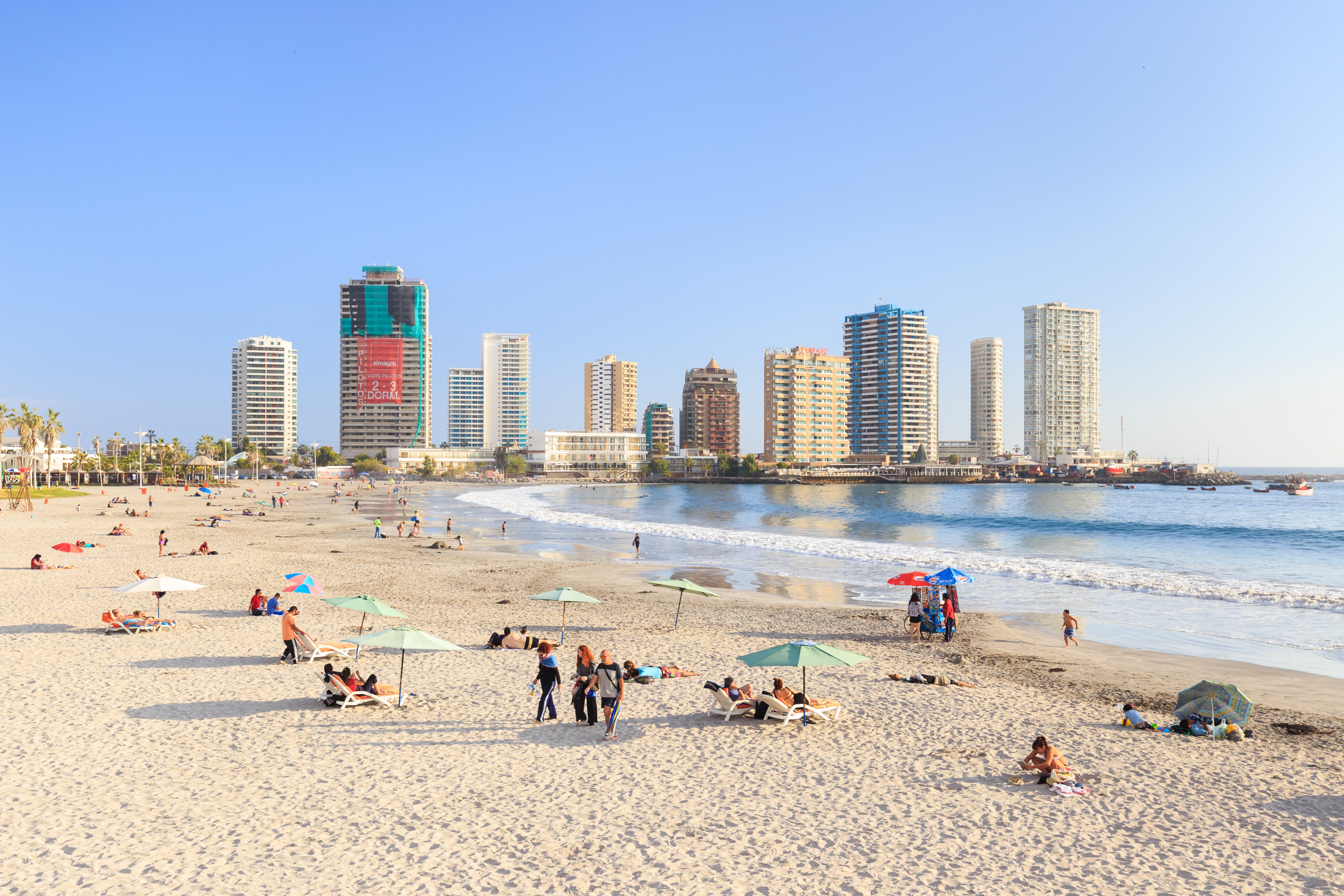 Playa Cavancha en Iquique
