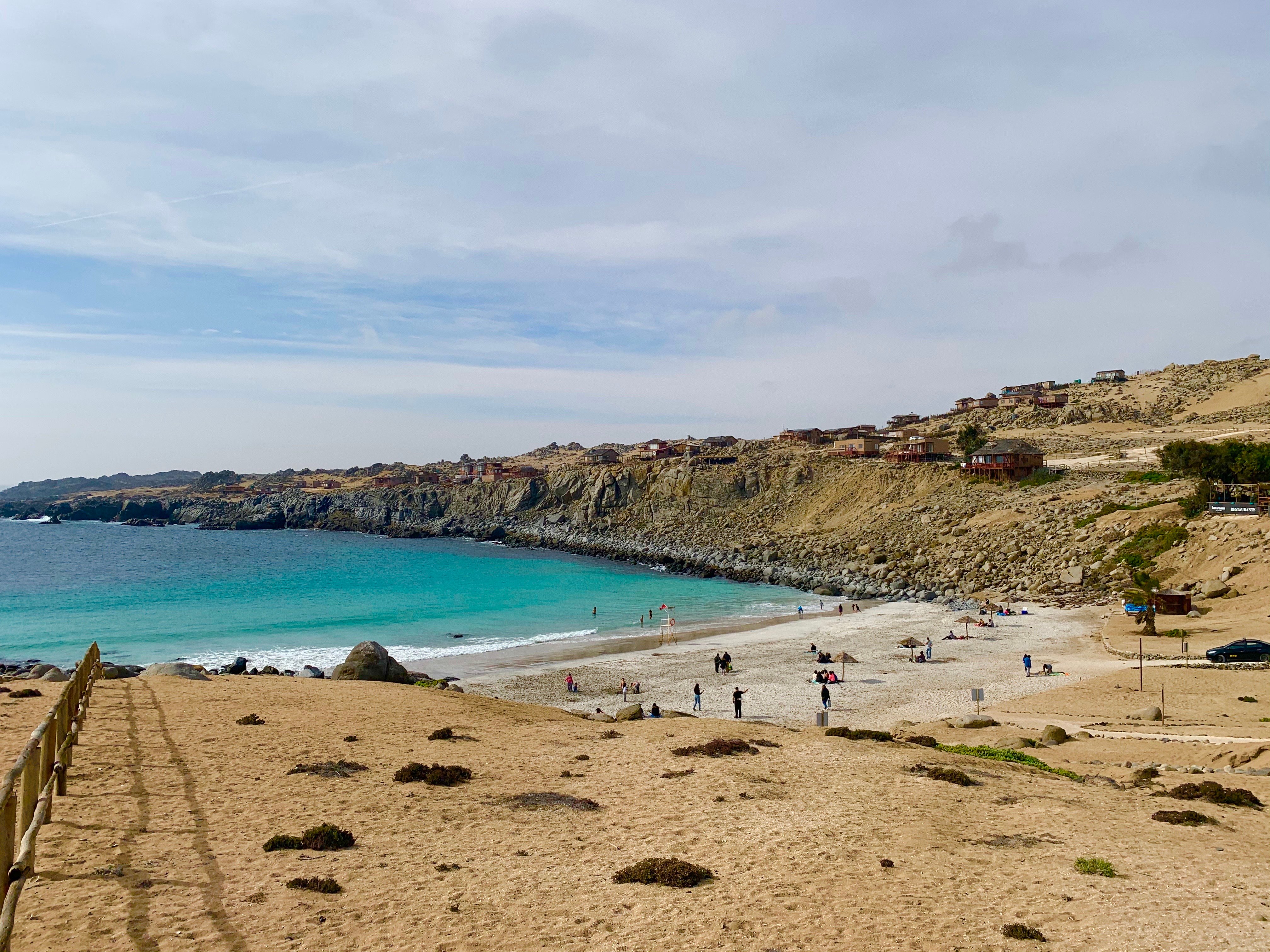 Playa La Virgen en el desierto de Atacama