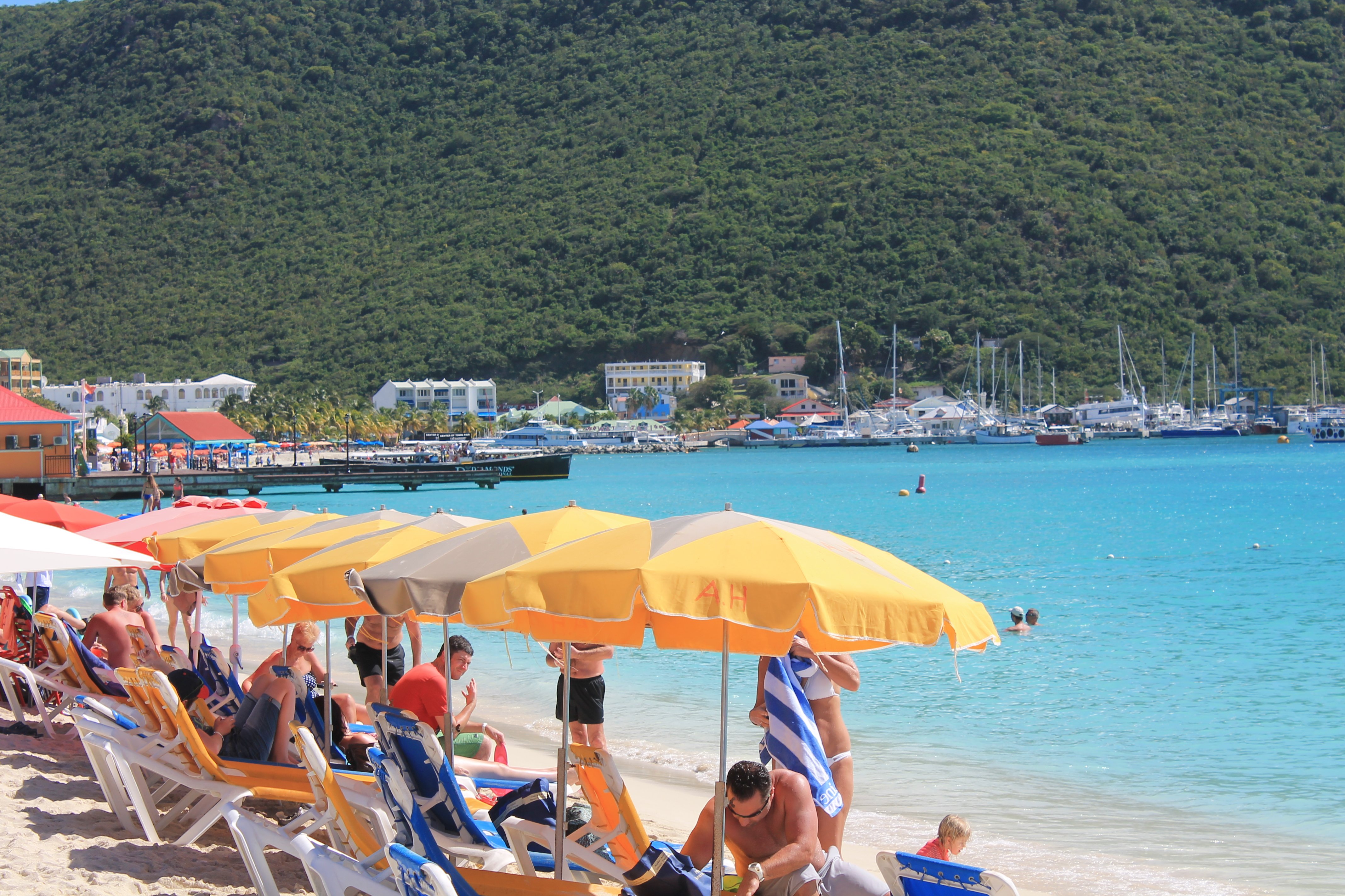 Playa de San Martin en un crucero por el Caribe