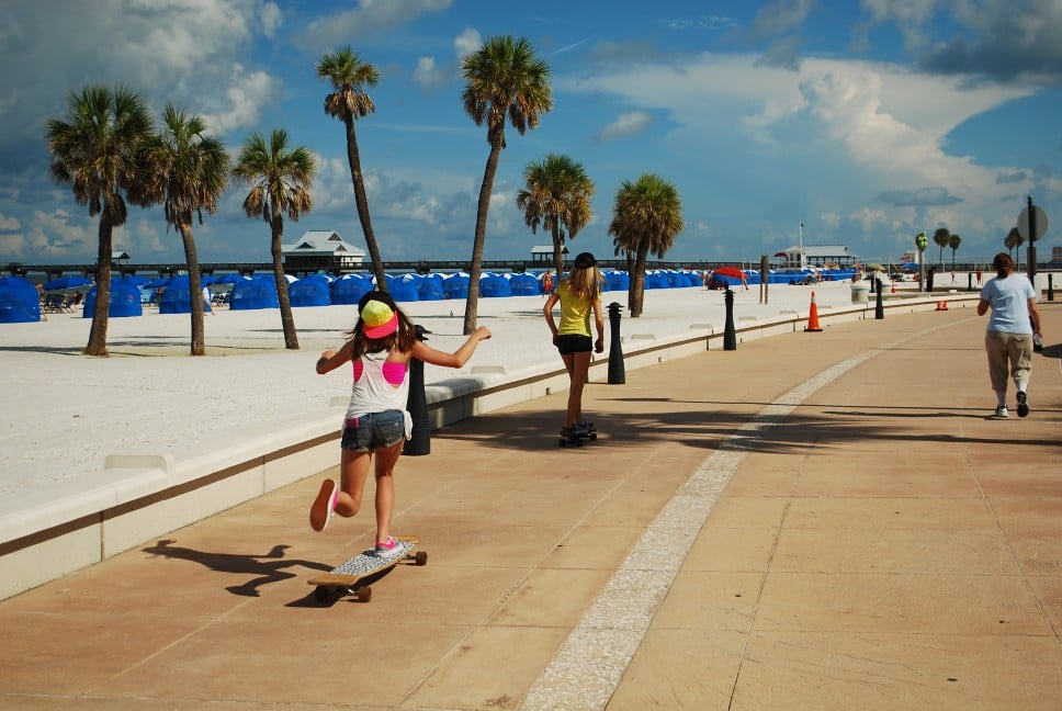 Playa de St Petersburg Clearwater en Florida, Estados Unidos
