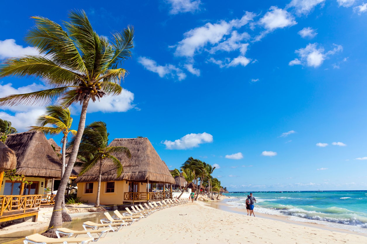 Playa del Carmen en Riviera Maya, México