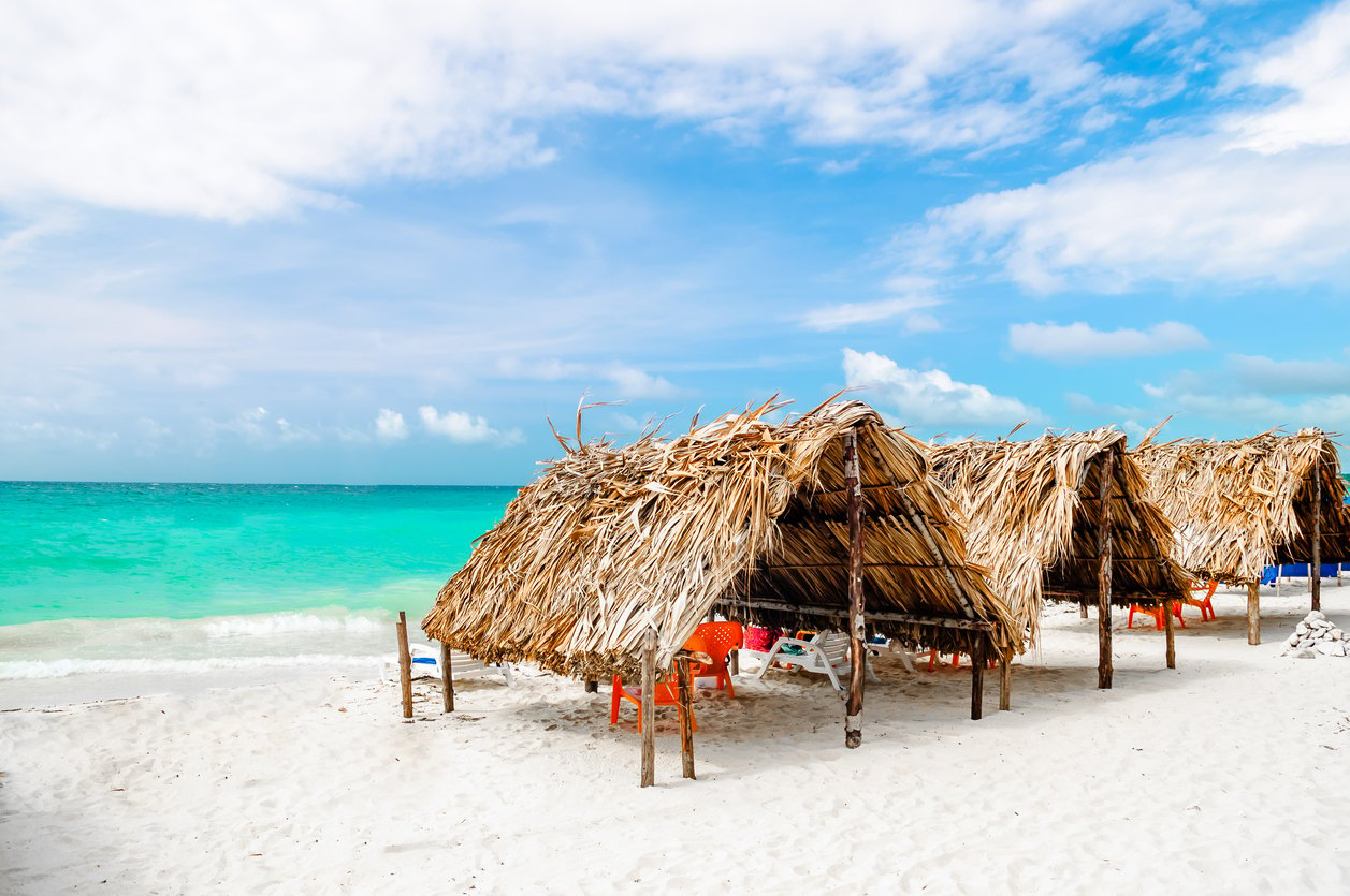 Playa en Cartagena de Indias, Colombia