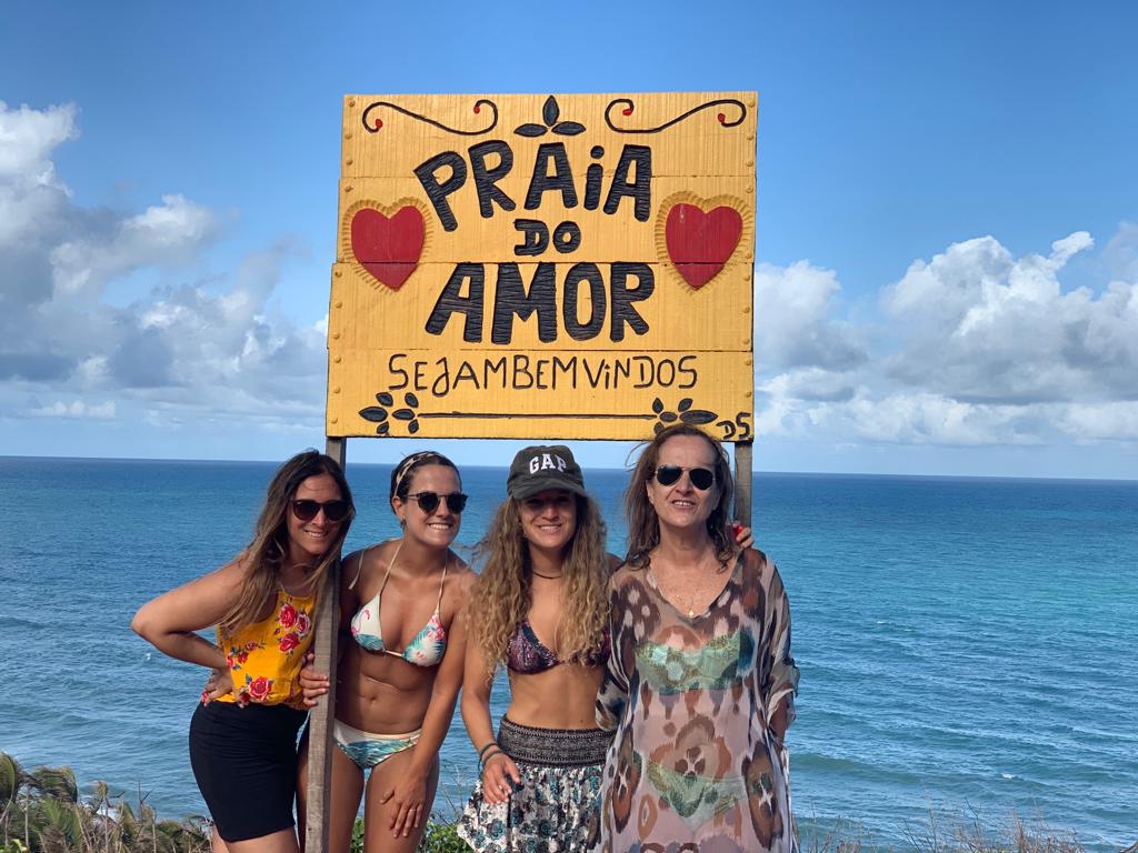 Praia do Amor cerca de Pipa, Brasil