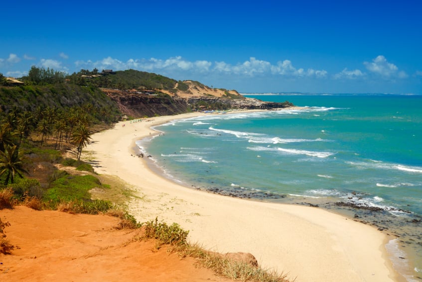 Praia do Amor en Pipa, Brasil