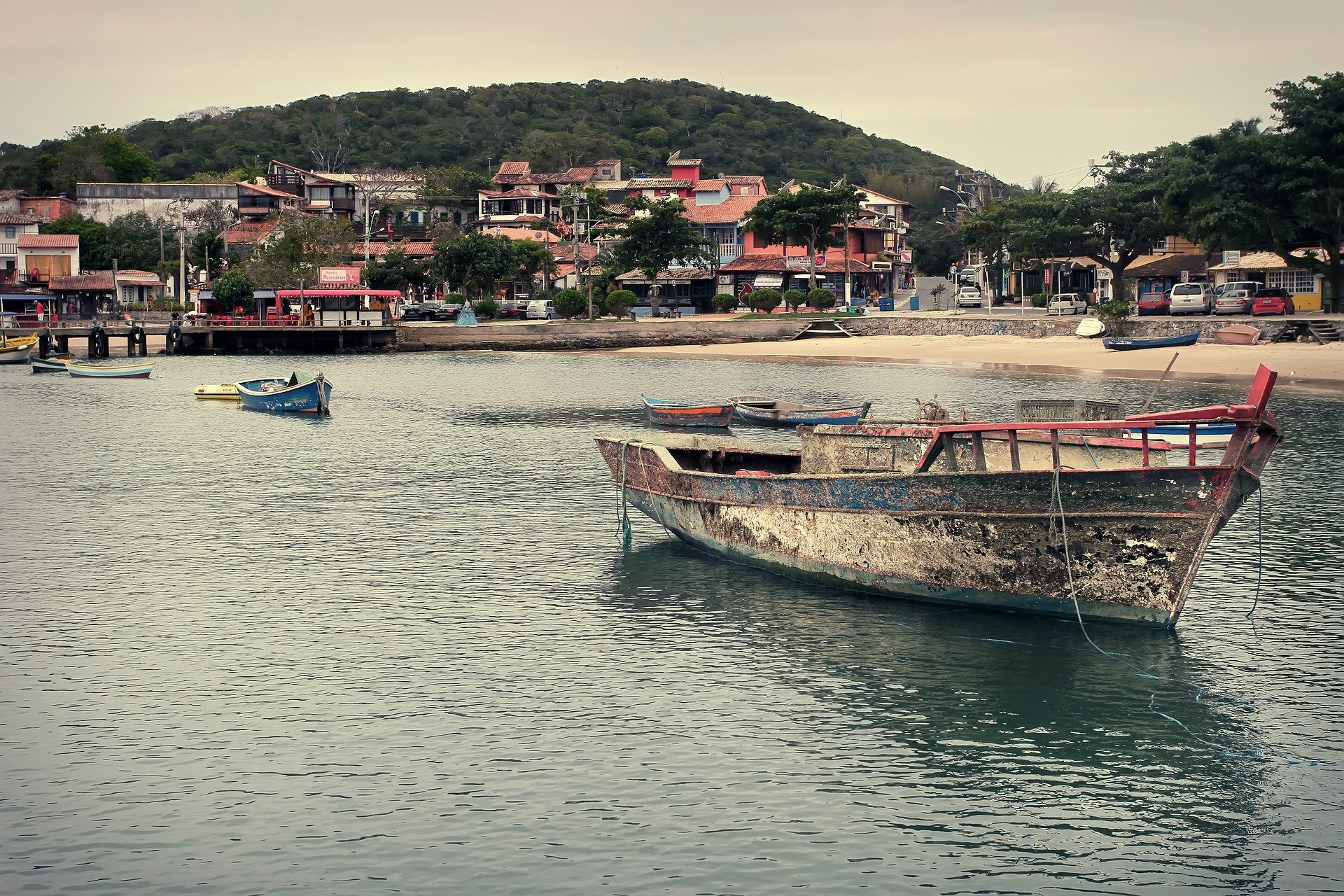 Pueblo de Buzios en un viaje a Brasil