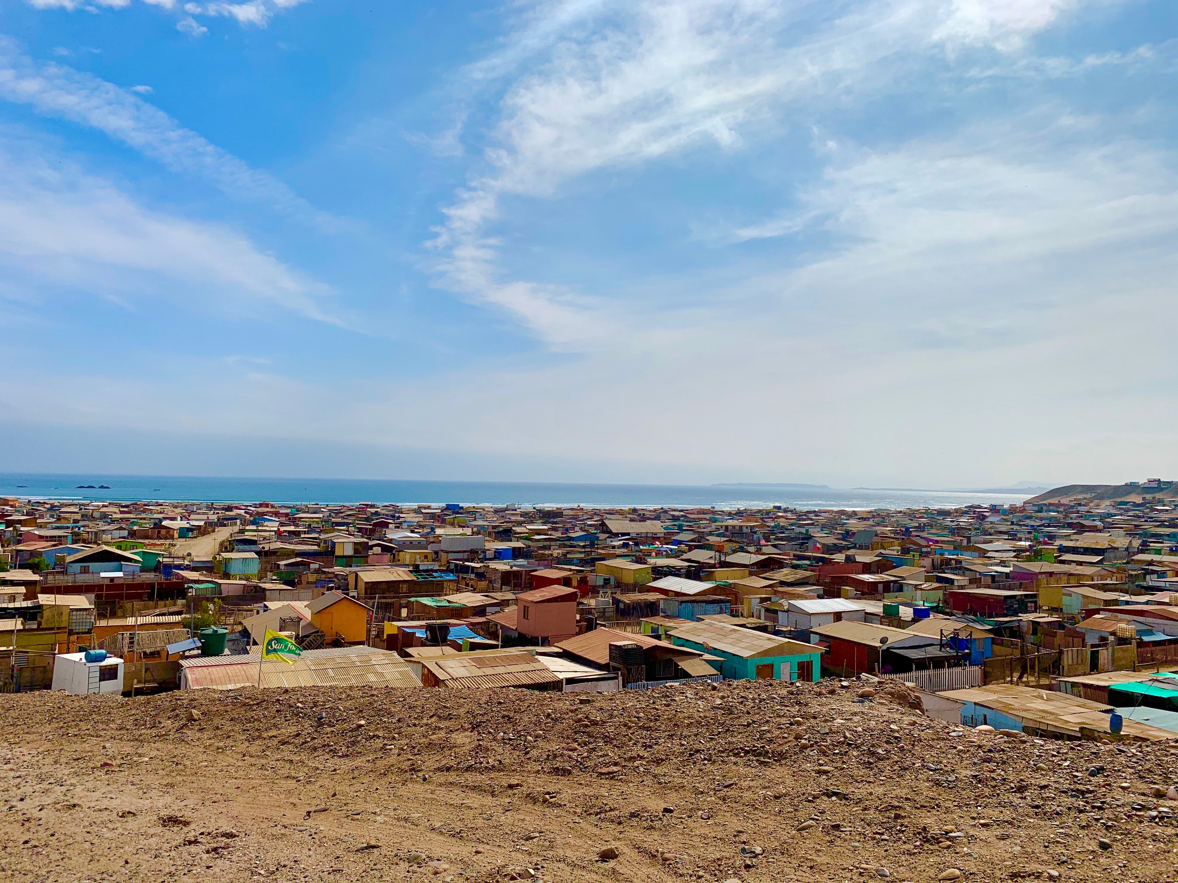 Puerto Viejo en el desierto de Atacama