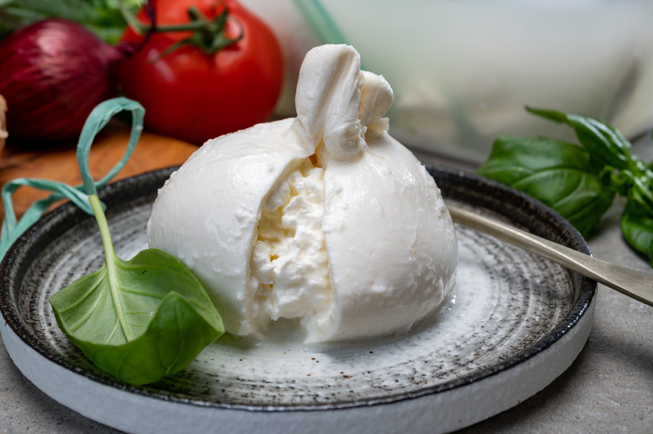 Queso burrata en Puglia, viaje a Italia