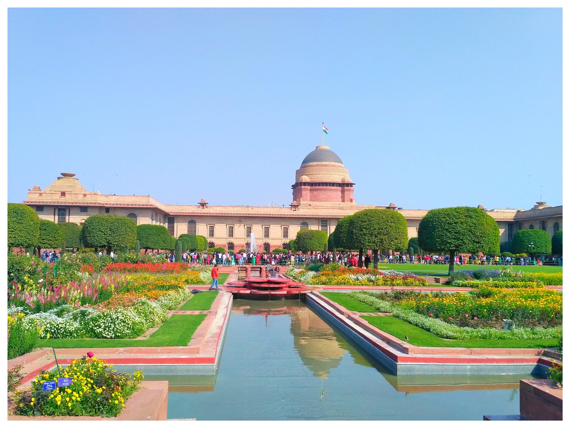 Rashtrapati Bhavan en Delhi, viaje a la India